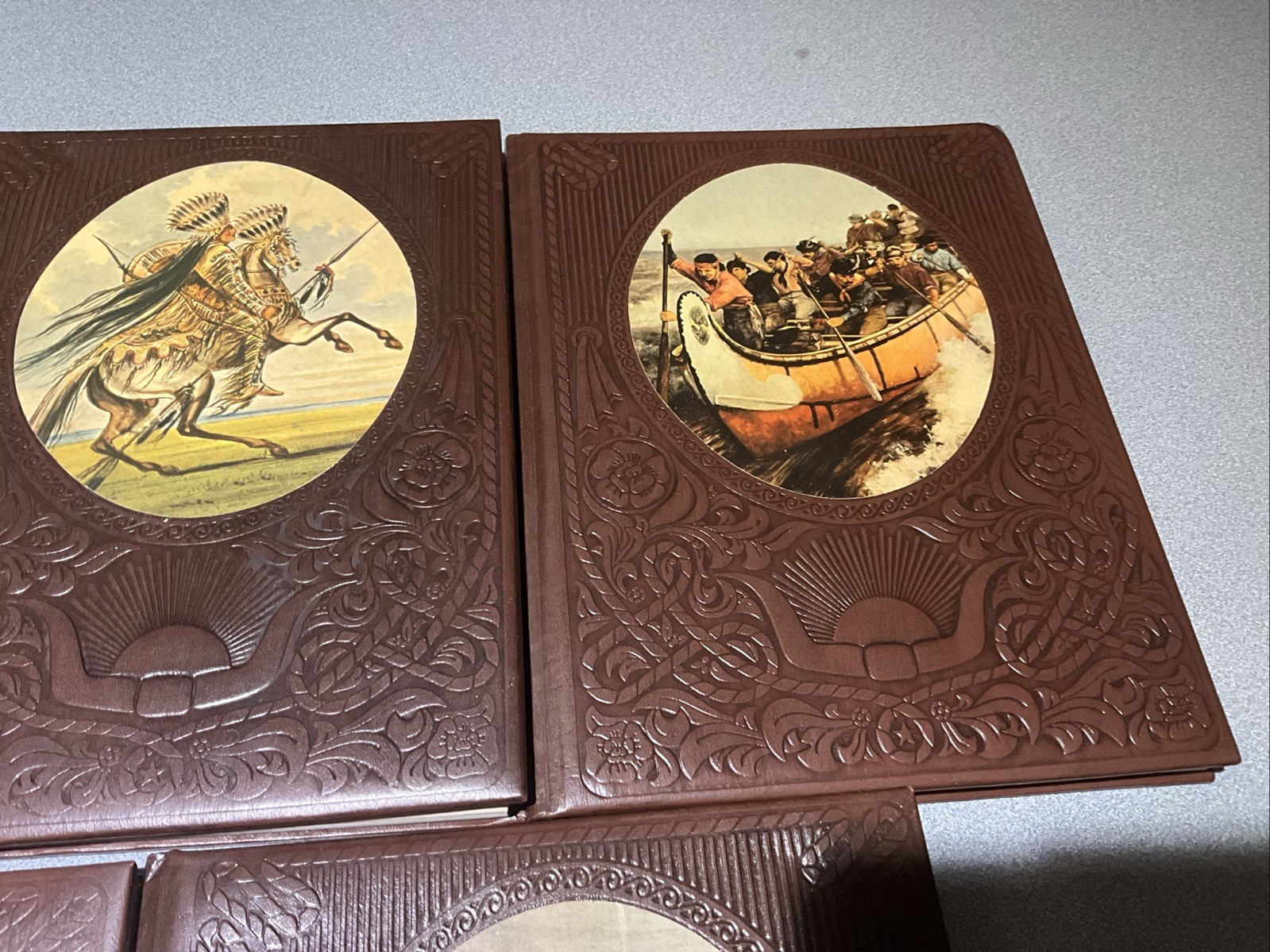 Time Life The Old West Series lot 5 Books Hardcover Leatherette Vtg History