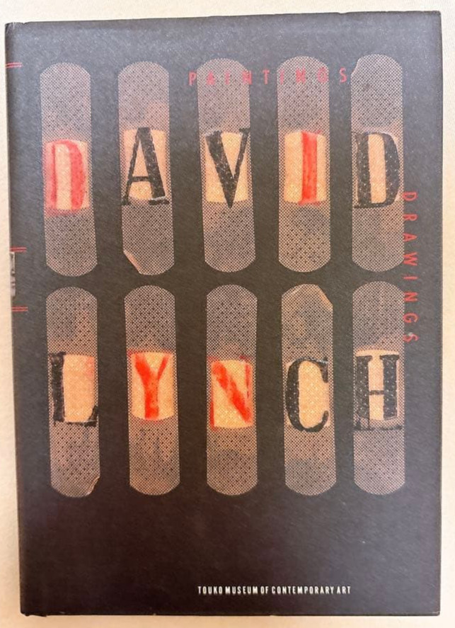 David Lynch Art Book Painting Drawings Collection Treville 1991 w/ Flyer Japan