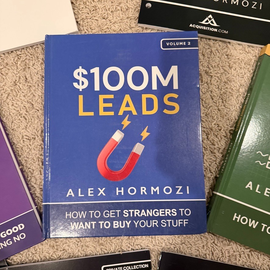 Alex Hormozi $100M Collection – AI + Playbooks + Money Models + Leads + Offers
