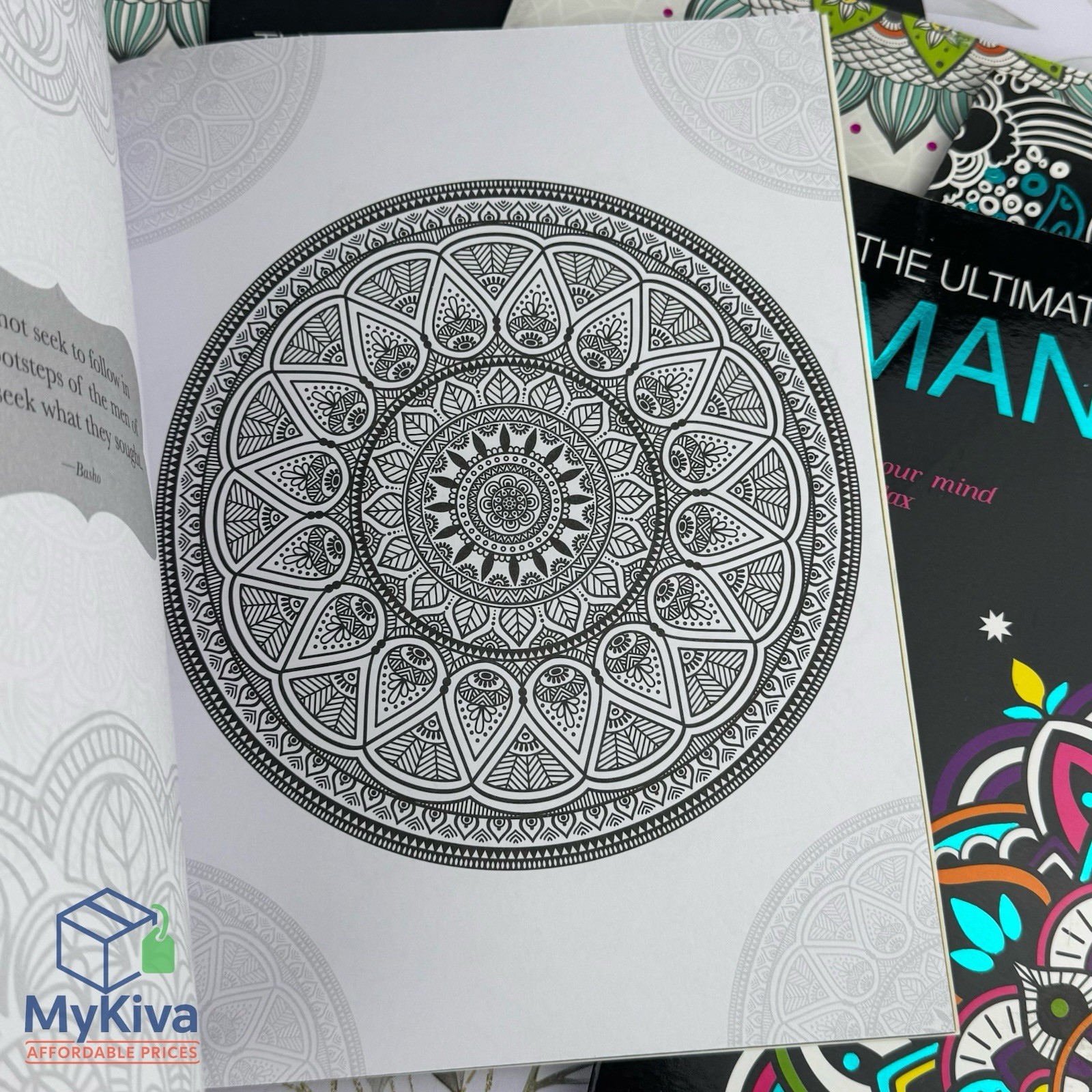 Mandalas Coloring Books For Meditation Adult Relaxation Stress Relief Set Of 6