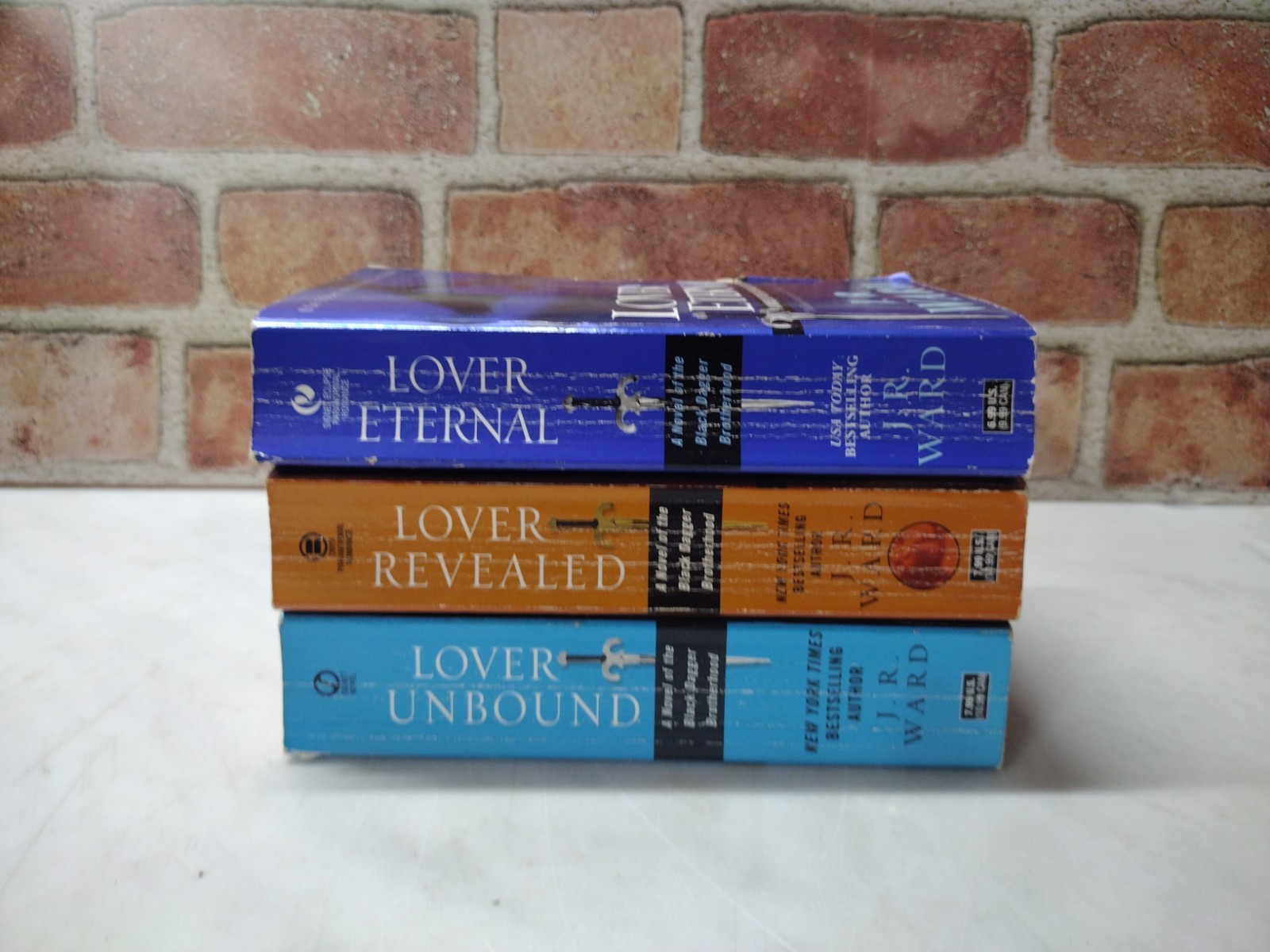 Lot of 3 – J R Ward Paperbacks -Black Dagger Brotherhood – Lover Eternal/Unbound