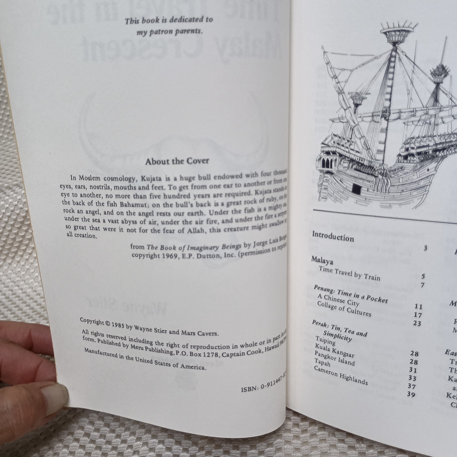 VTG Time Travel in the Malay Crescent (1985, Meru) by Wayne Stier – OOP – VG