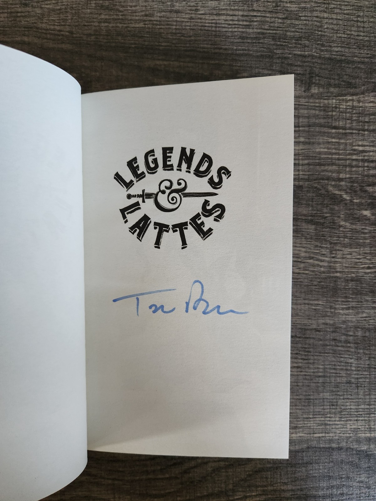 ​Legends & Lattes Travis Baldree Signed True UK First Edition 1st/1st Hardcover