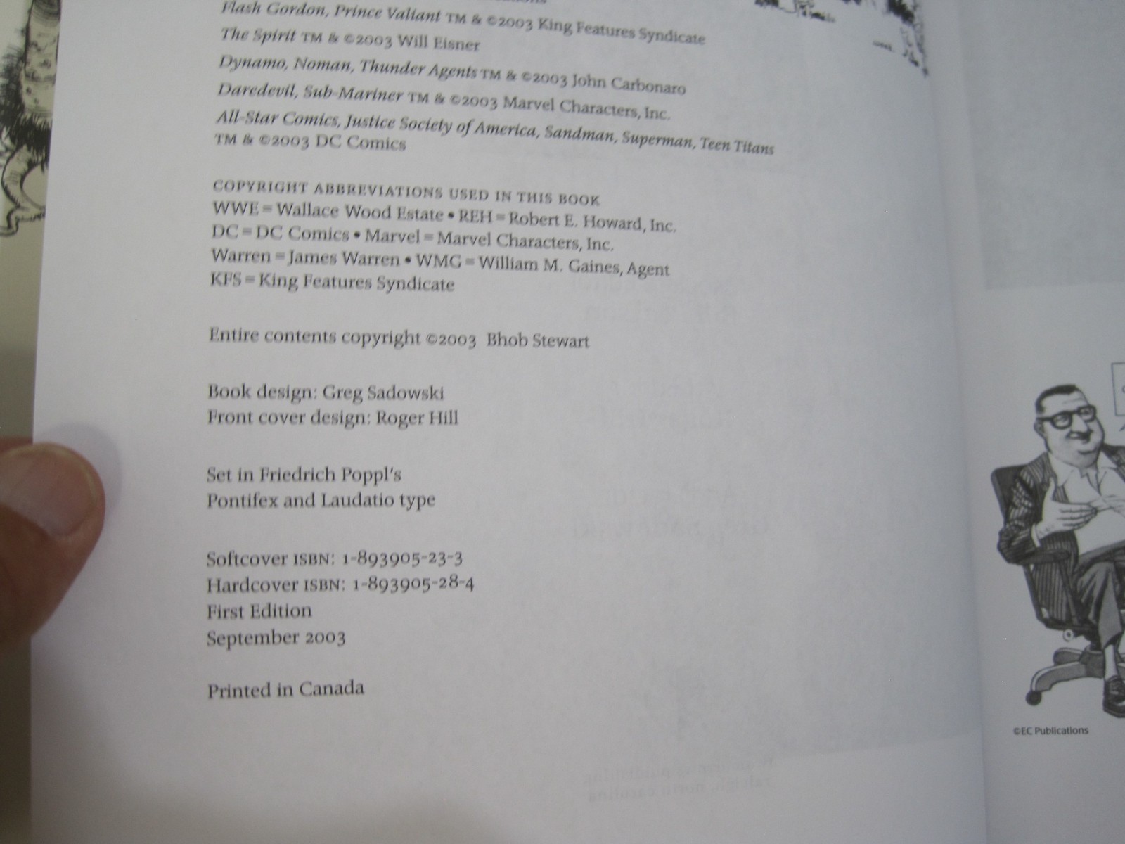 Against the Grain: Mad Artist Wallace Wood – Limited Edition Hardcover 2003