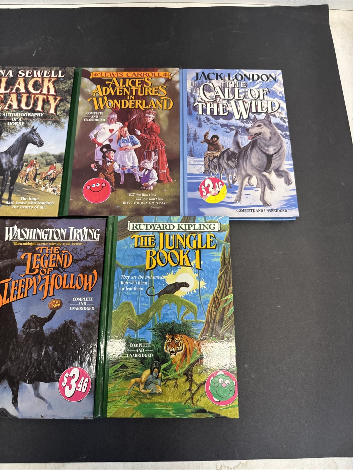 Lot 7 Abdo Illustrated Classics Hardcover Books Tom Sawyer Oz Wonderland Beauty