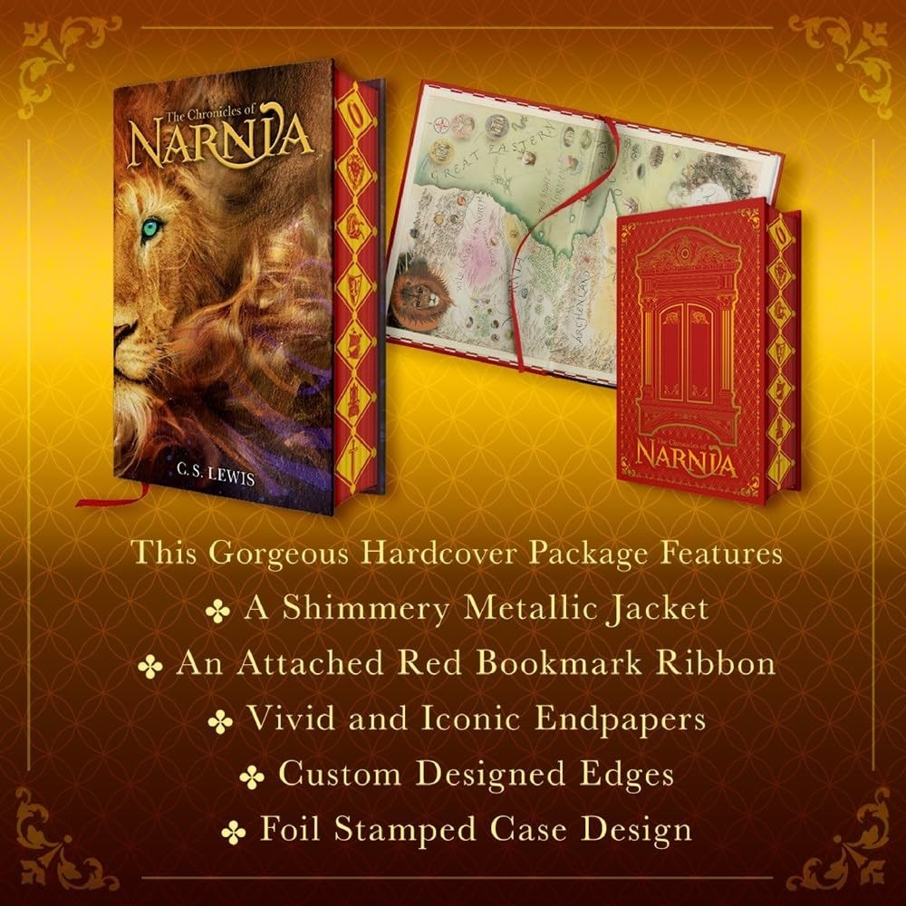 The Chronicles of Narnia Deluxe Edition: 7 in 1 Hardcover Sprayed Edges