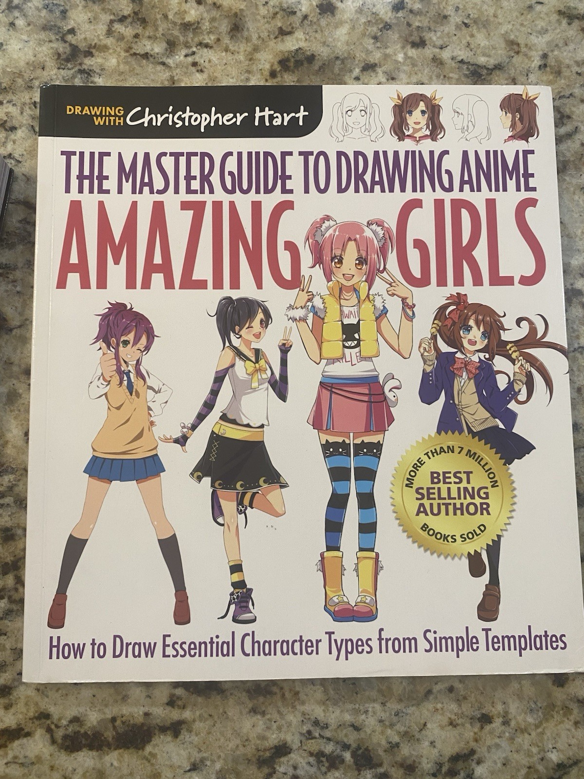 *BUNDLE* Drawing With Christopher Hart Manga Mania & Drawing Anime amazing girls