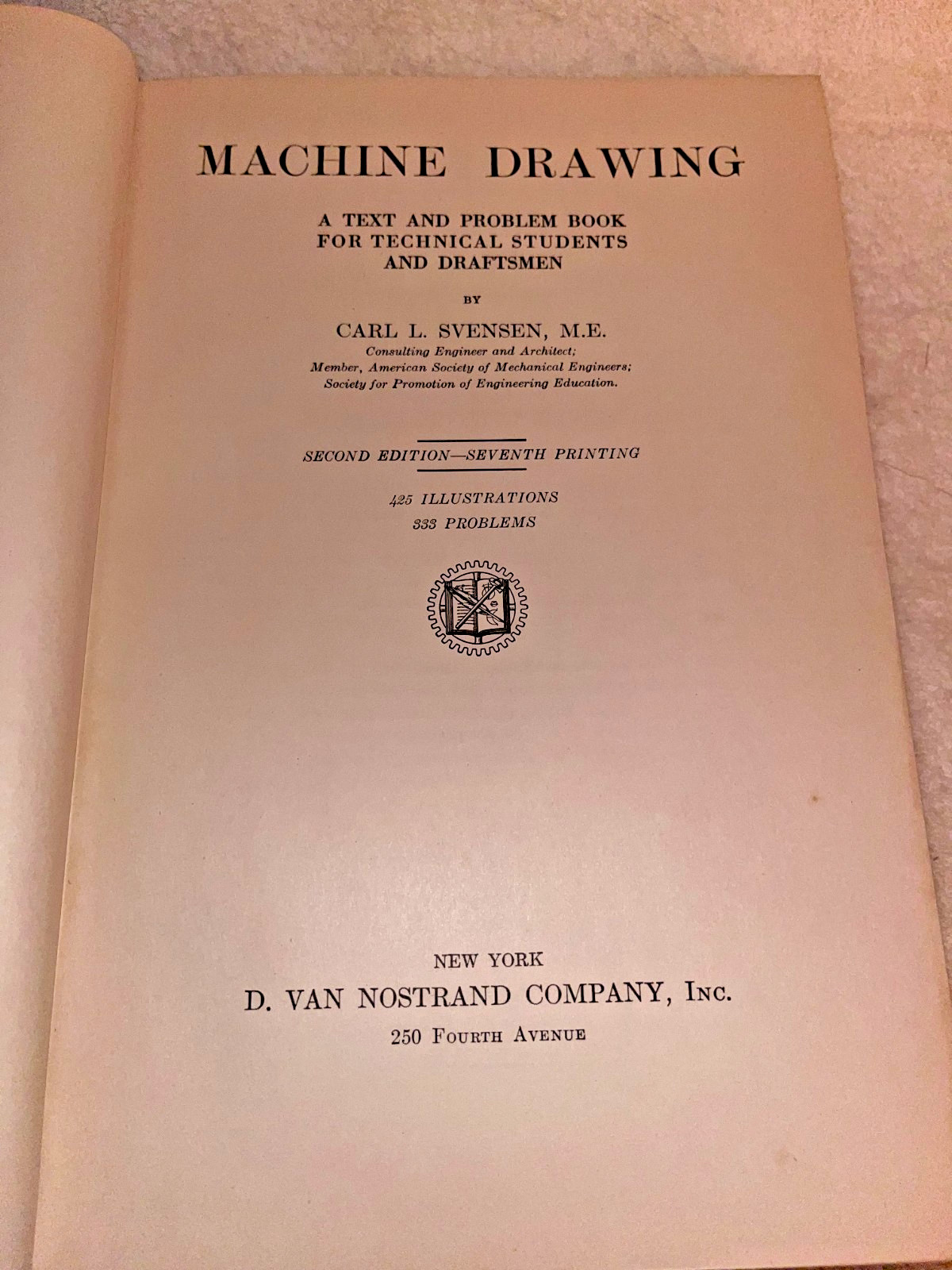 Machine Drawing Carl L Svensen 2nd Edition 1941