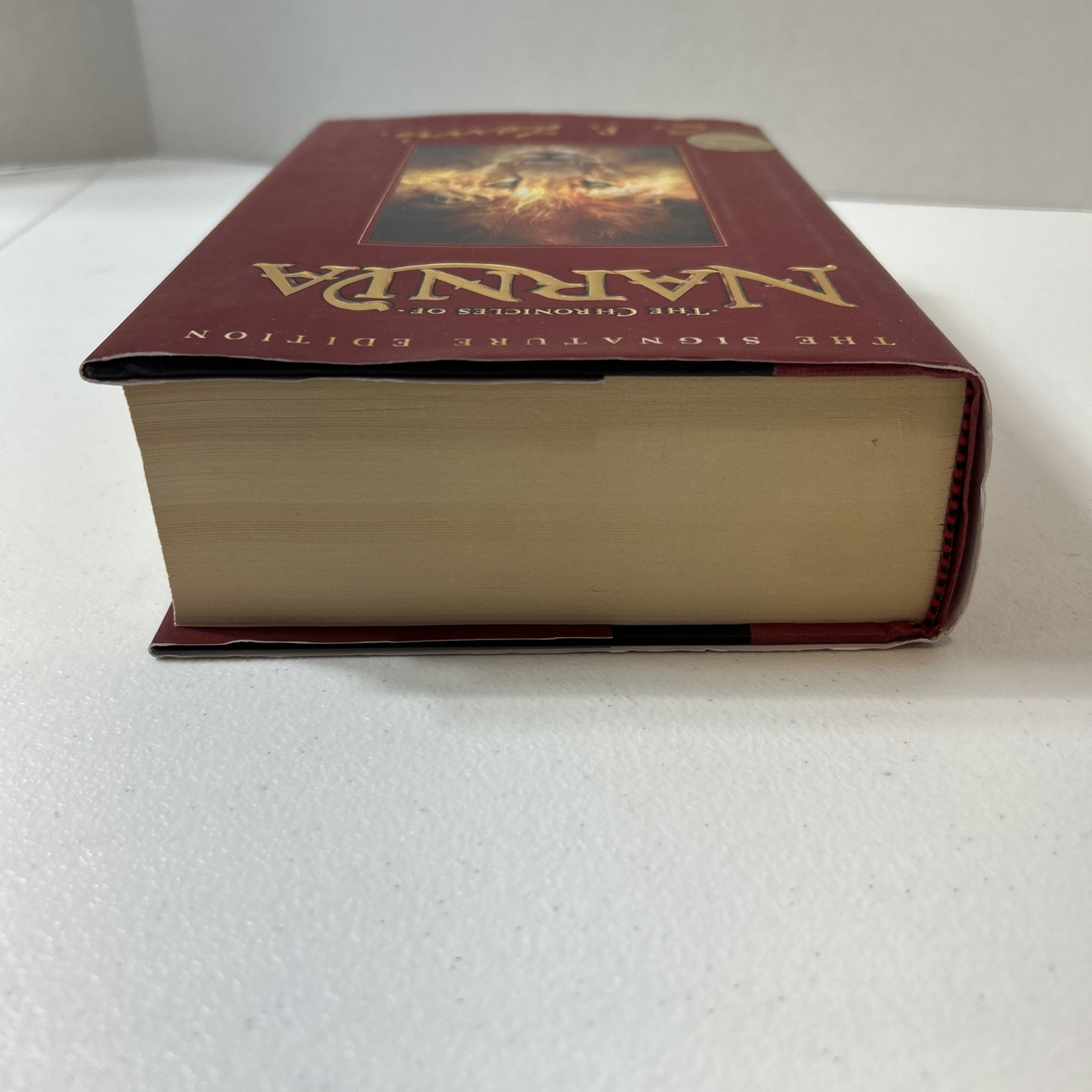The Chronicles of Narnia Hardcover C.S. Lewis Signature Edition Book With Map