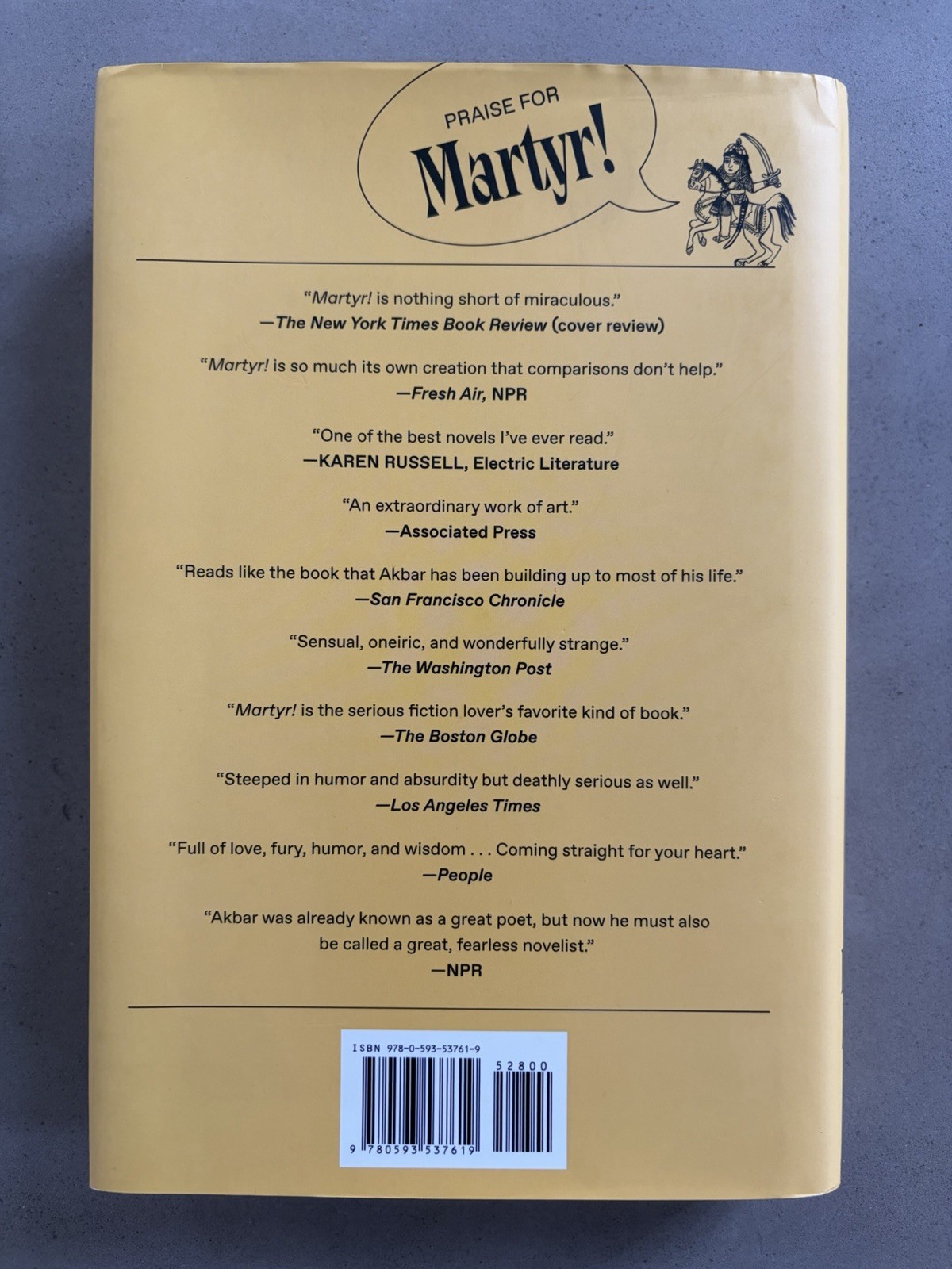 Martyr! By Kaveh Akbar Hardcover Book 2024