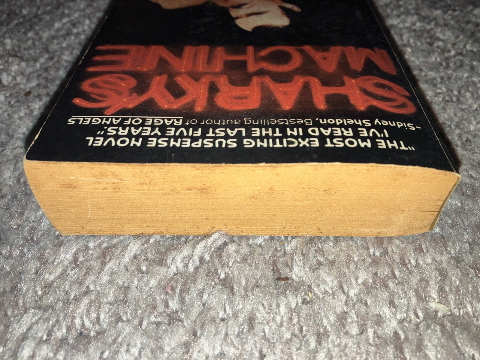 SHARKY’S MACHINE paperback book 1981 WILLIAM DIEHL Movie Tie-In BURT REYNOLDS