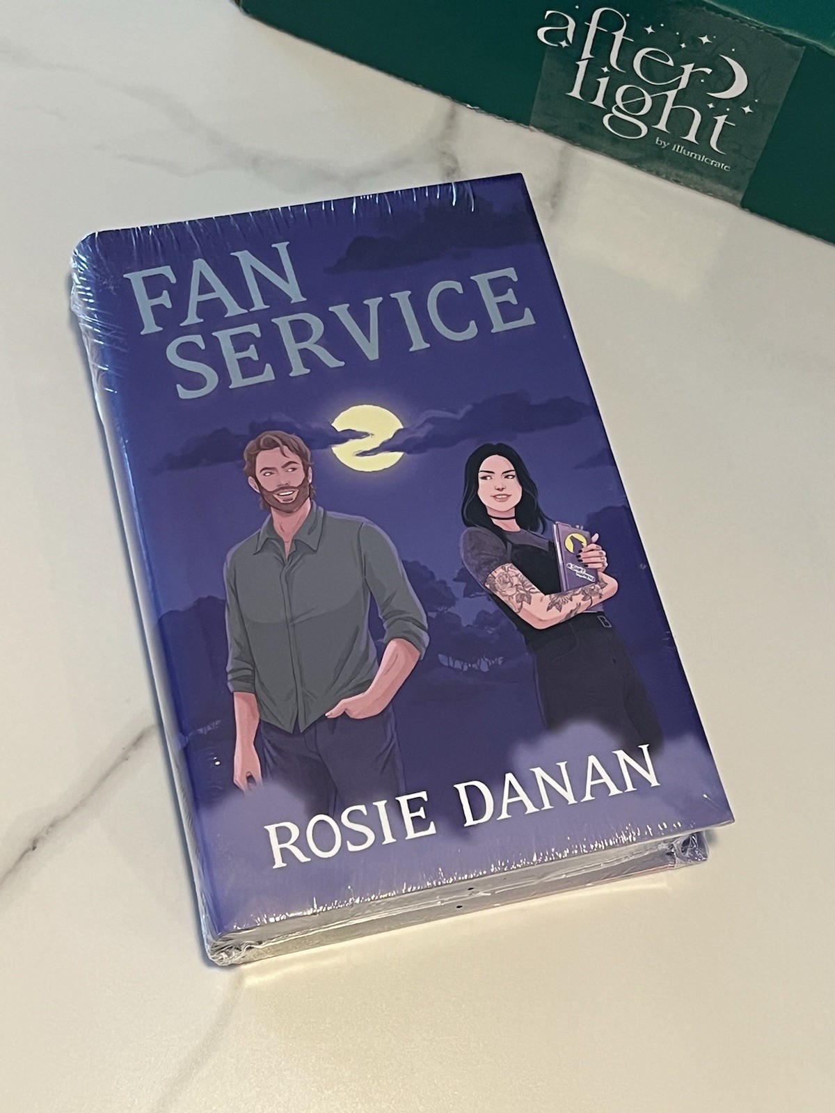 ILLUMICRATE AFTERLIGHT Fan Service Rosie Danan March Book SIGNED Sprayed HB