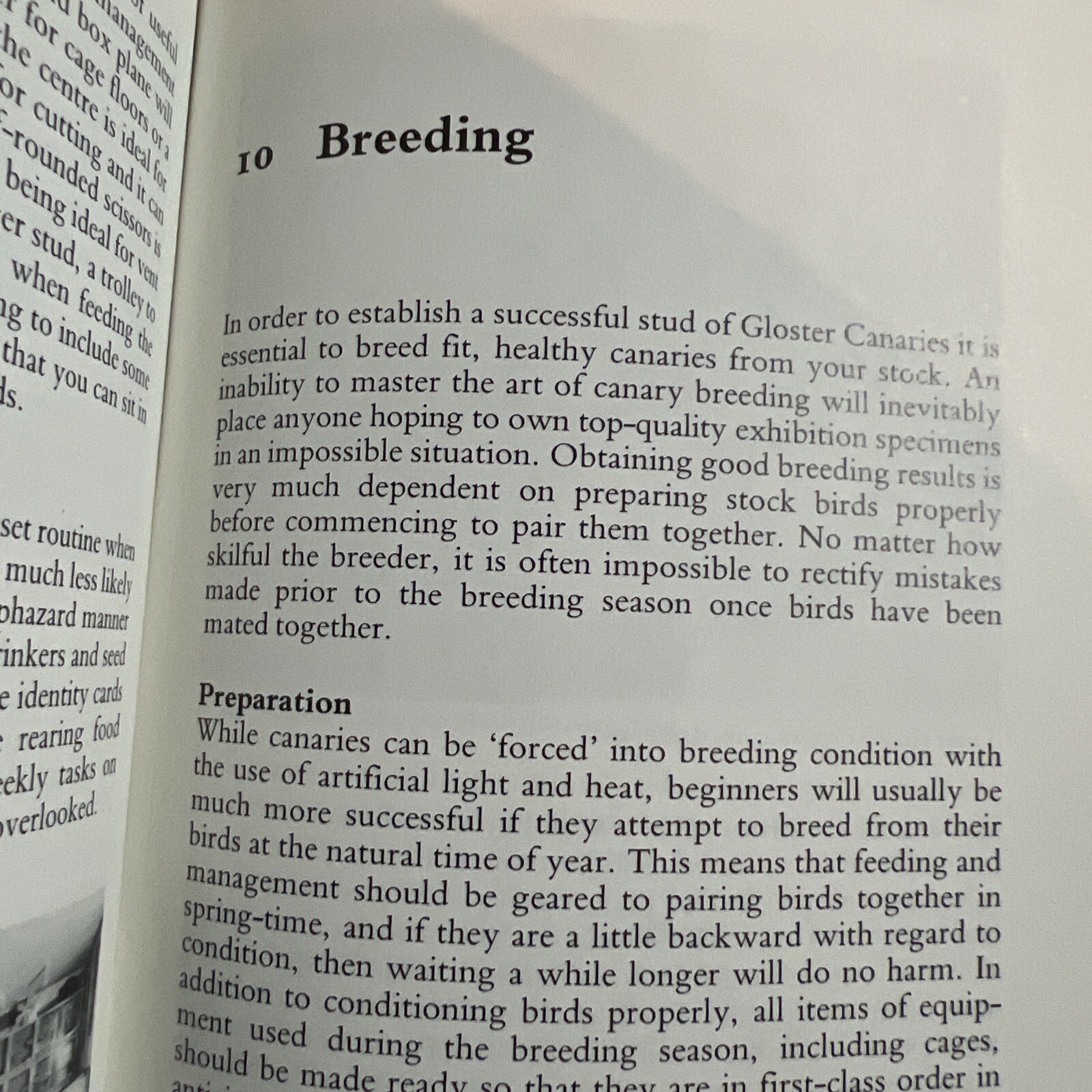 The Gloster Fancy Canary – Guide To Keeping, Breeding N.J. Barrett + C.Blackwell