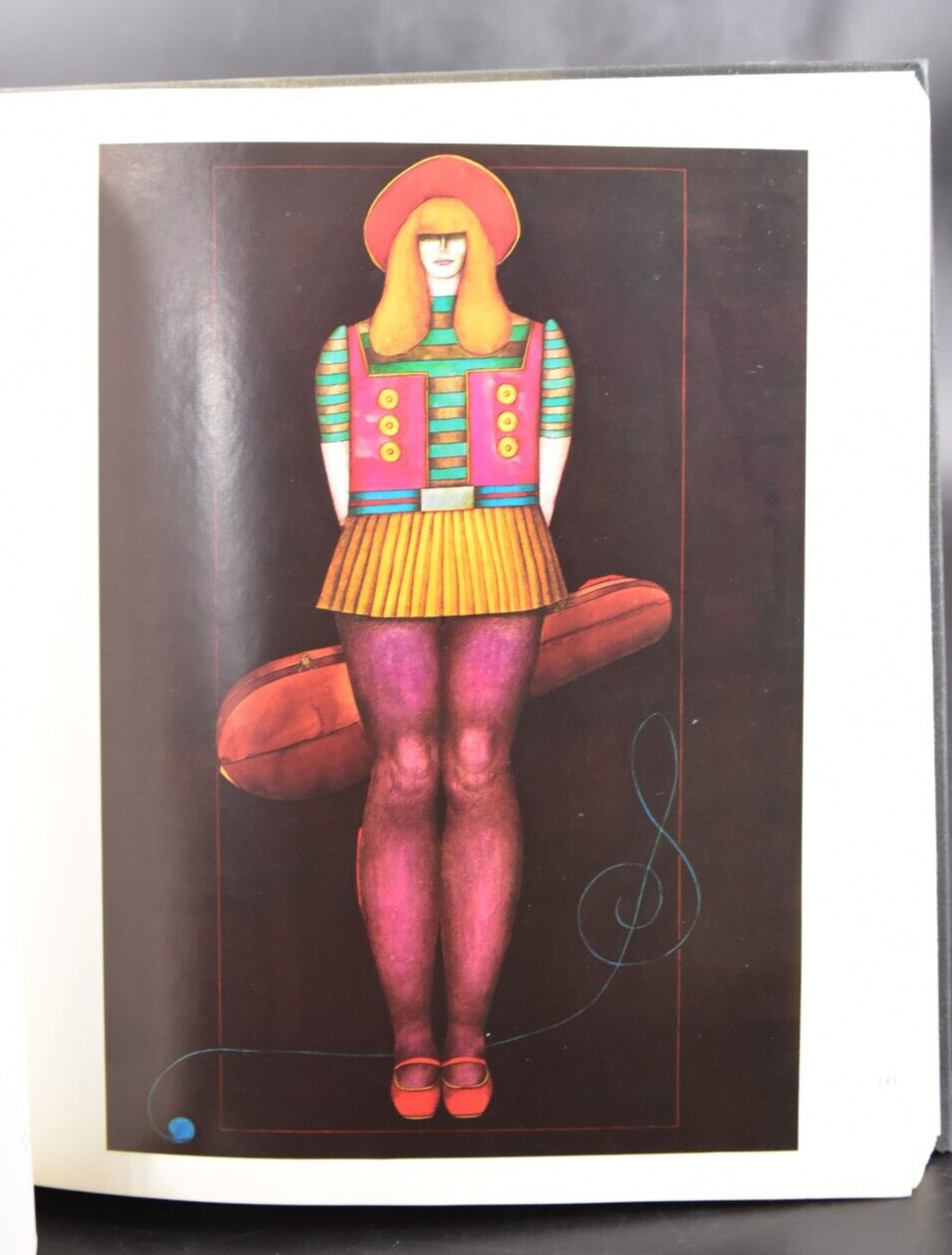 VTG Richard Lindner Art Book Hardcover 56 Color Plates Hilton Kramer 1st Ed