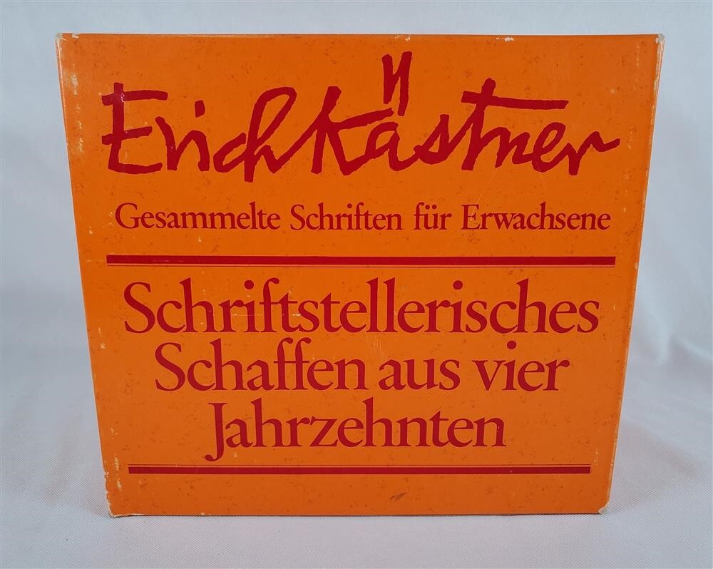 Gesammelte Schriften Fur Erwachsene Collected Writings For Adults Erich Kastner
