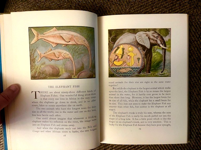 1935 WATER PEOPLE by Wilford Swancourt Bronson art deco full color children’s