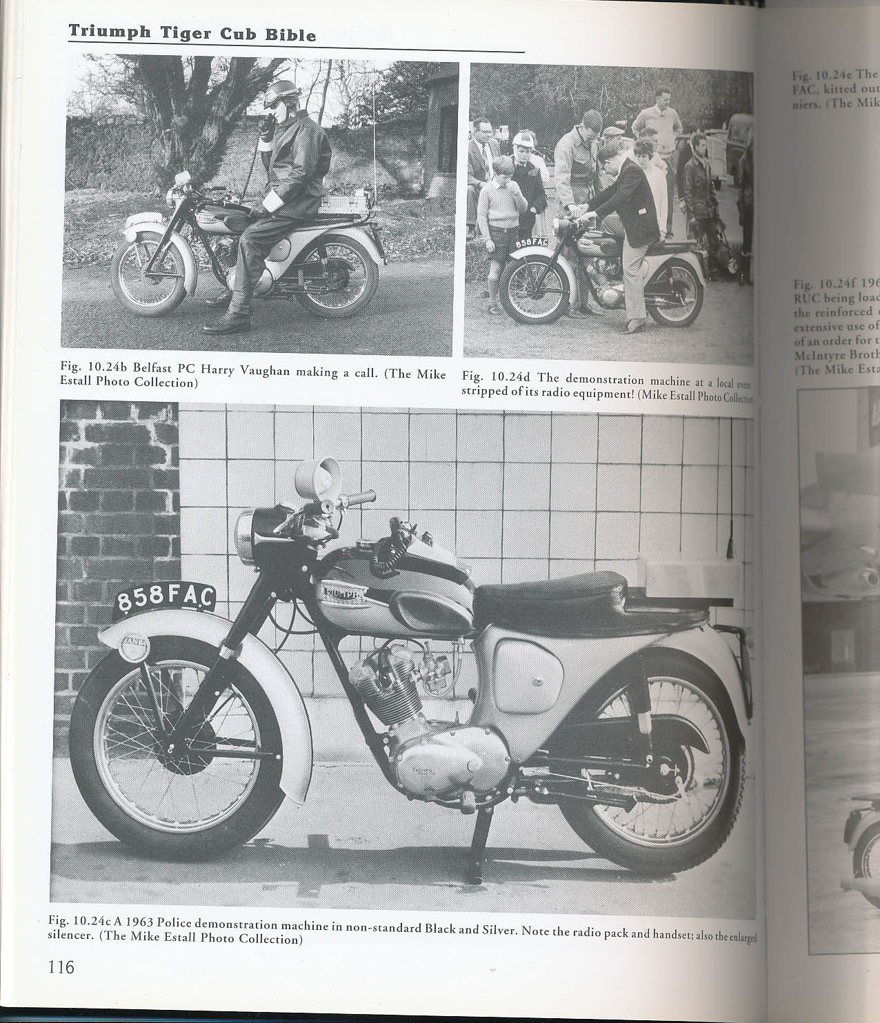The Triumph Tiger Club Bible Mike Estall Vtg History Photo Motorcycle Veloce ’04