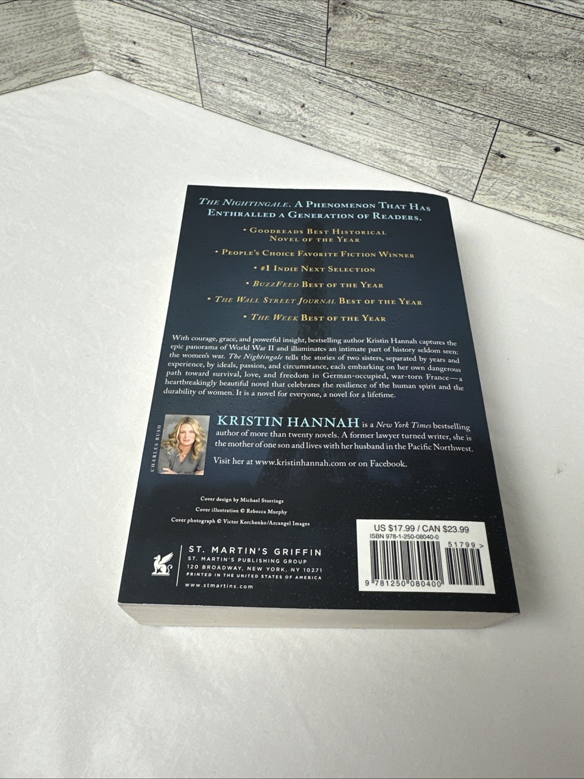 Nightingale : A Novel by Kristin Hannah (2017, Trade Paperback)