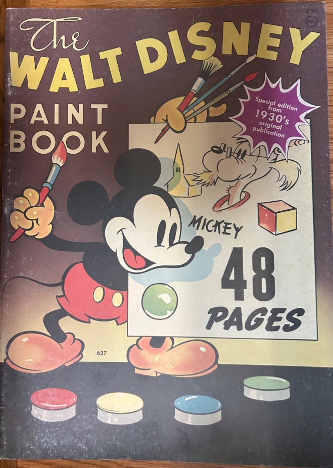 1939 oversize softcover Walt Disney Paint Book