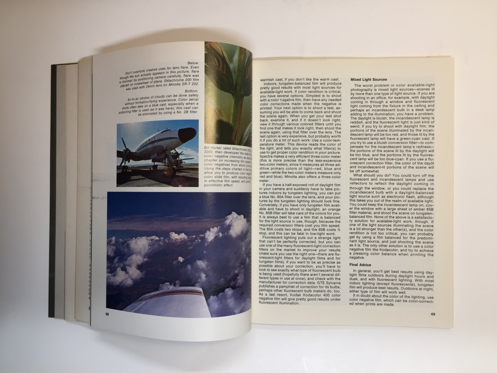 2 Photographic Library Bks Available Light & Photo Filters and Lens Attachments