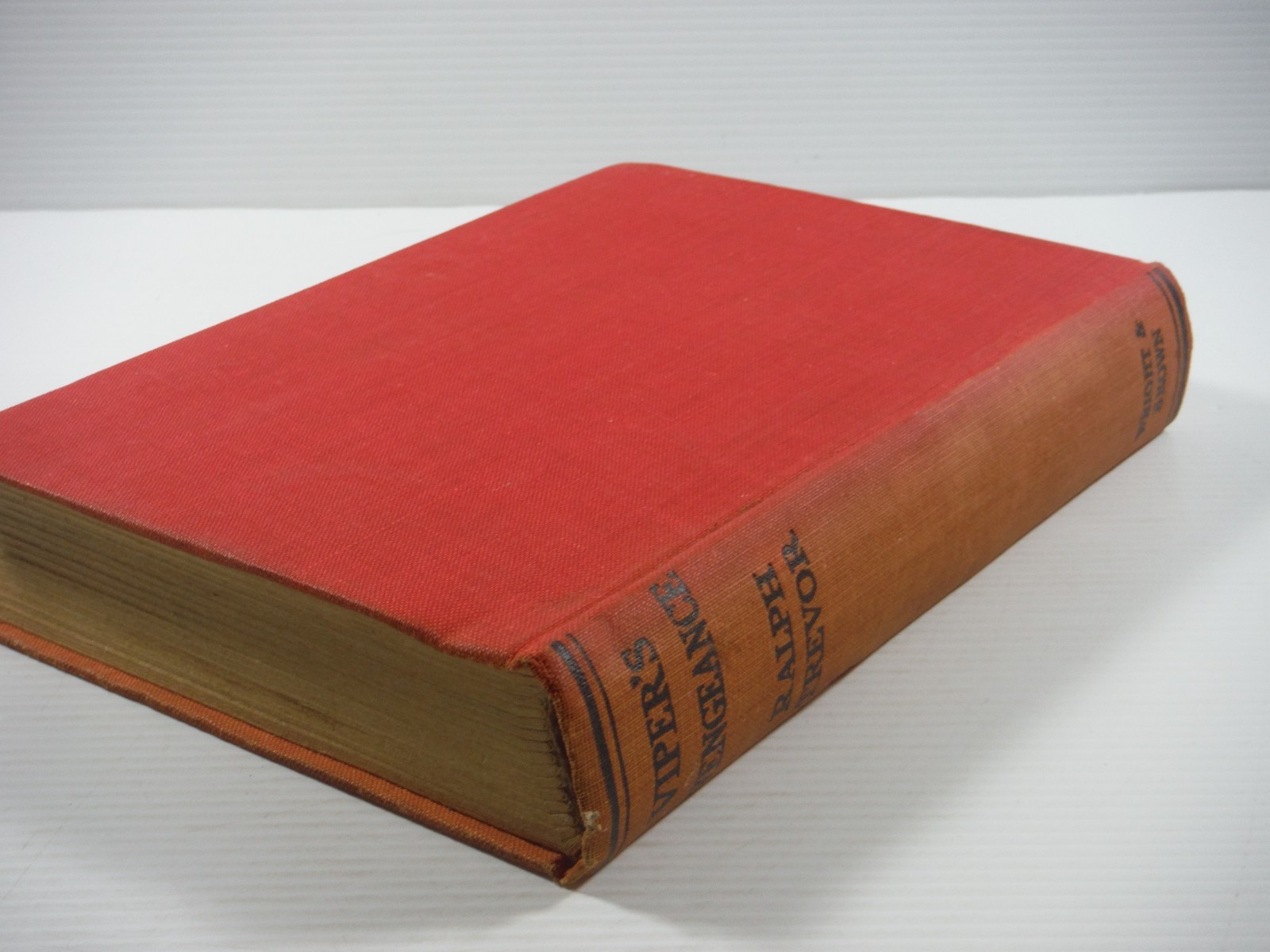 Viper’s Vengeance by Ralph Trevor 1938 vintage crime thrill book scarce hardcove