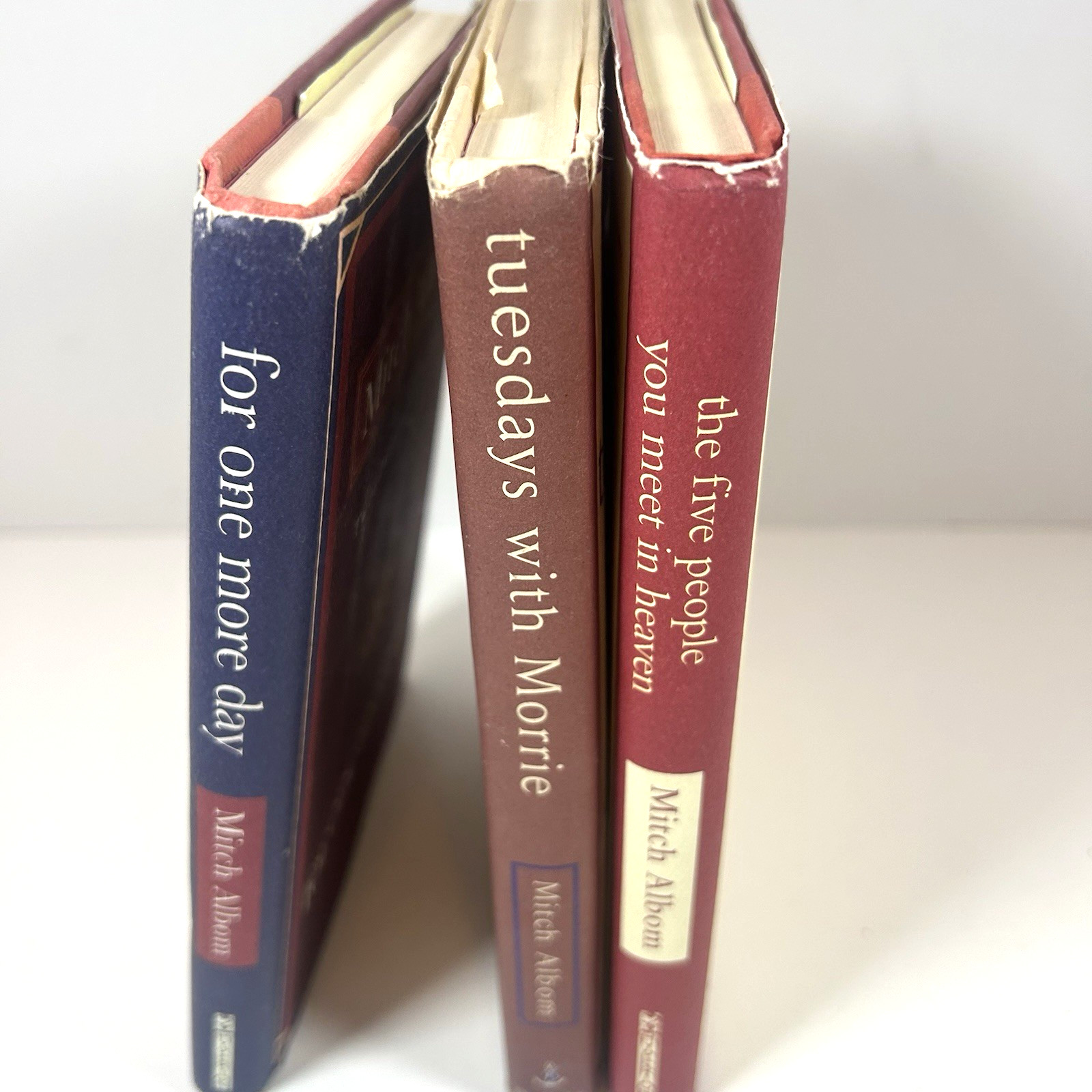 Mitch Albom Lot of 3: Tuesdays With Morrie / For One More Day / The Five People