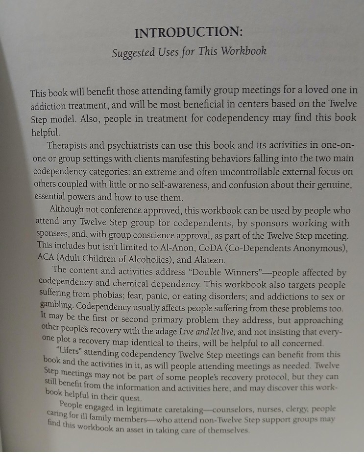Codependent No More Workbook Melody Beattie Trade Ppb Recovery Addiction