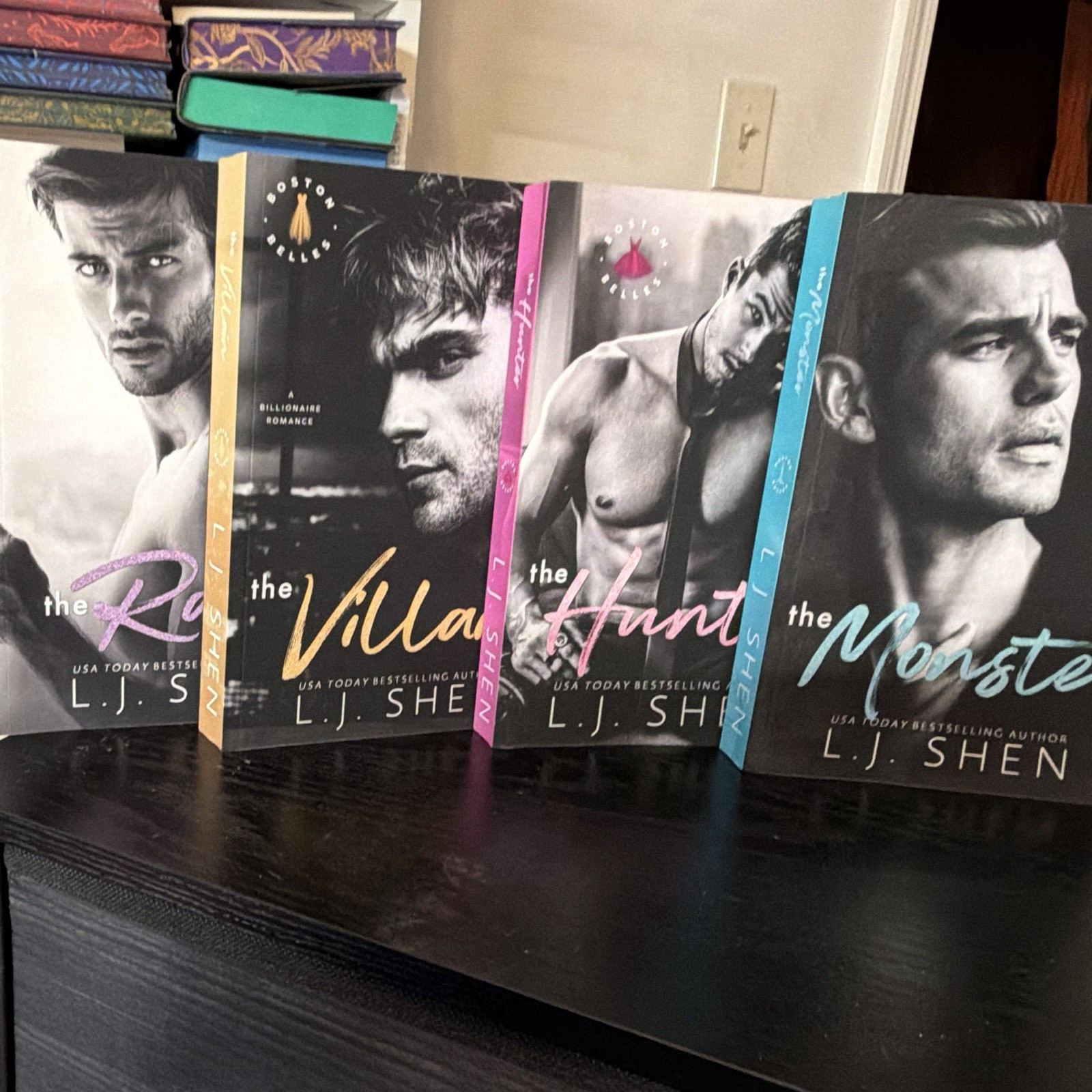 L.J. Shen Boston Belles Series Paperback Lot 4 Romance Fiction Adults English