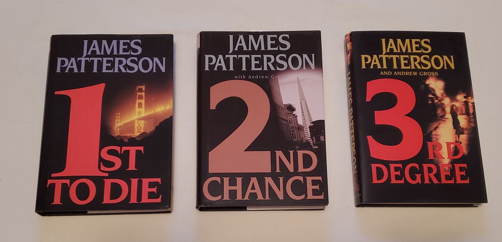 James Patterson Women’s Murder Club Books 1-3 HC Lot Crime Mystery Fiction
