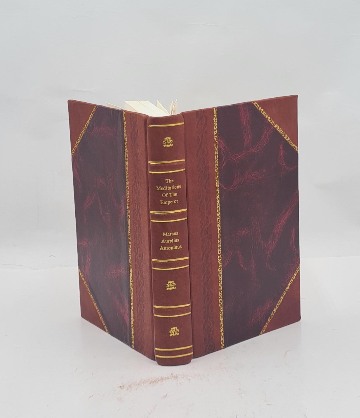 The Meditations Of The Emperor Marcus Aurelius Antoninus 1752 [Leather Bound]