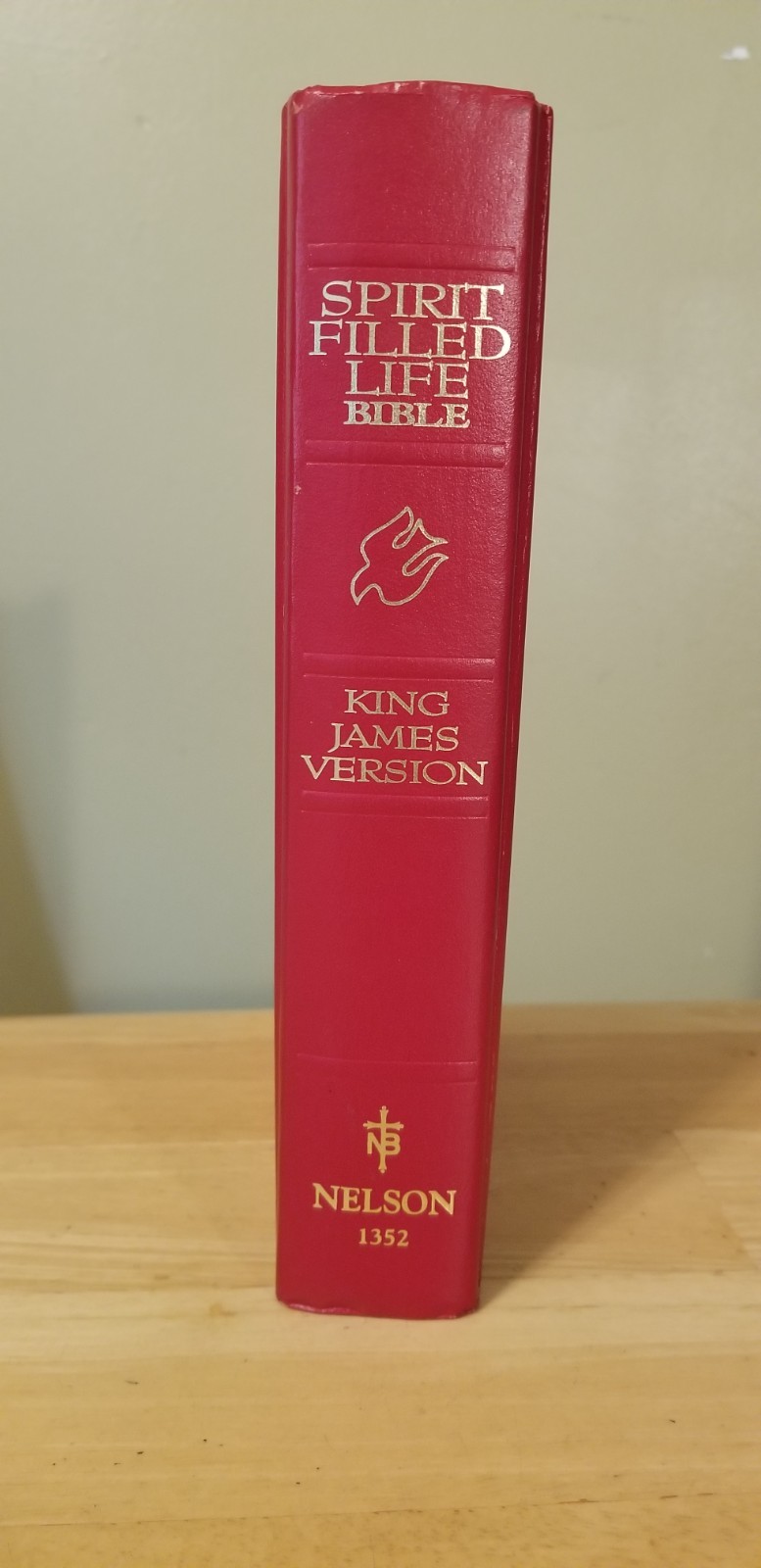 KJV- Spirit-Filled Life Bible, 1995 Hardcover, Red Letter Edition, Nelson 1352