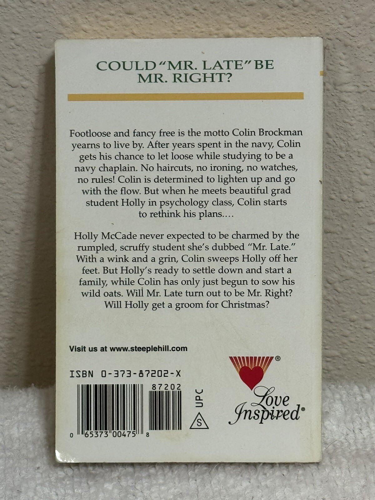 Steeple Hill Love Inspired Series Lot 4 Paperback Books