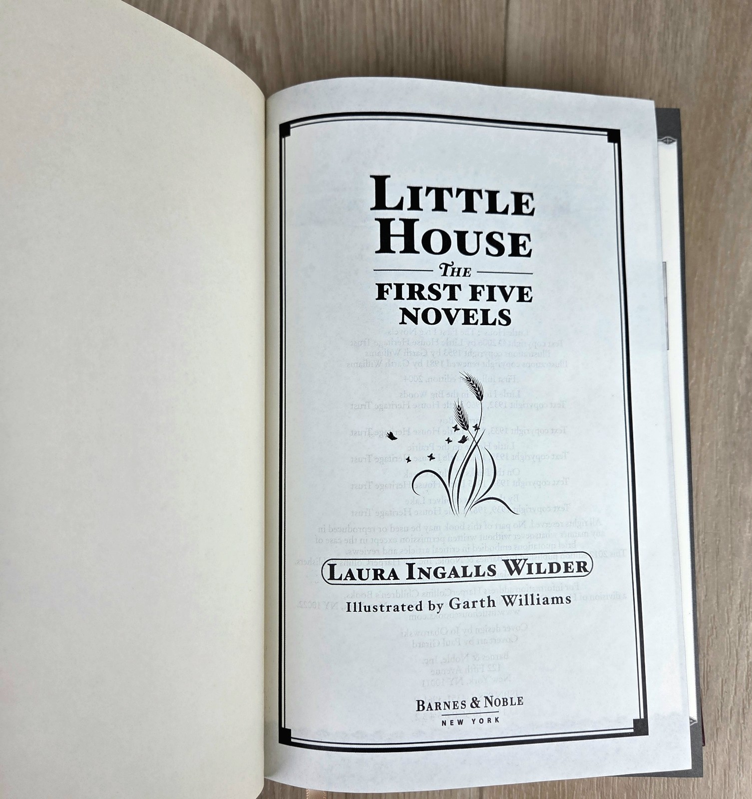 Little House: The First Five Novels by Laura Ingalls Wilder Leather Bound Gilt