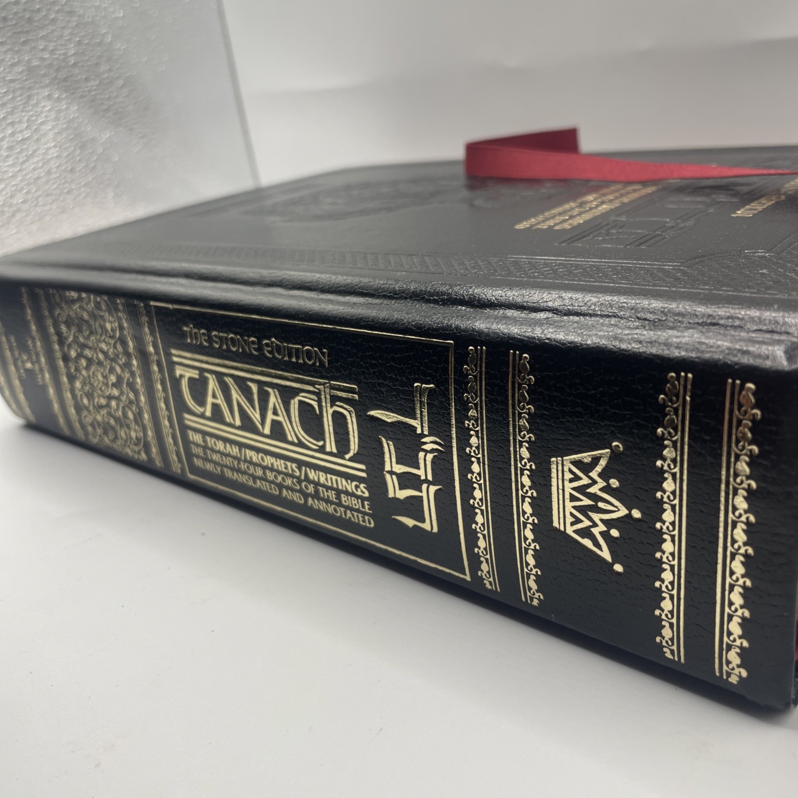 The Stone Edition King James Bible Thomas Nelson Black Gilt Edges Ribbon
