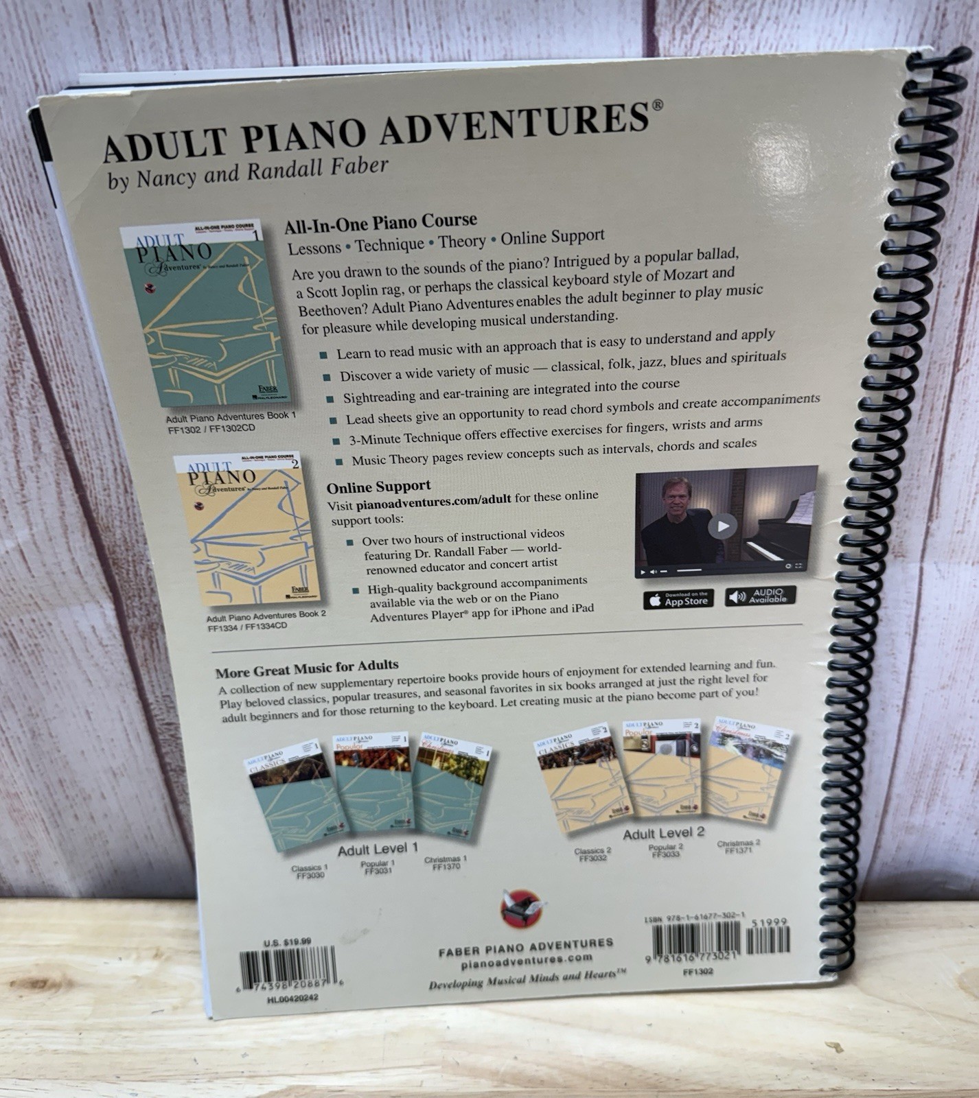 Adult Piano Adventures All-in-One Piano Course Book Vol 1: Book Good Condition