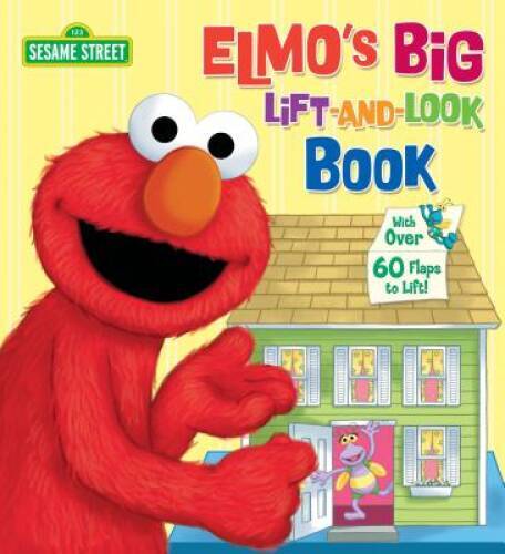 Elmo’s Big Lift-And-look Book (Sesame Street) (Great Big Board Book) – GOOD