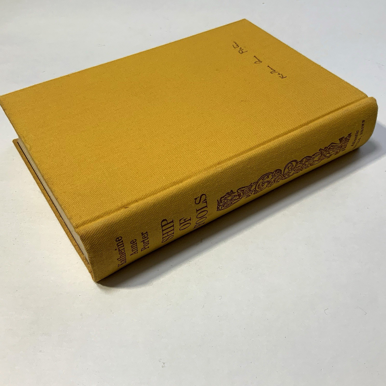 Ship of Fools by Katherine Anne Porter (1962 Vintage Hardcover Book)
