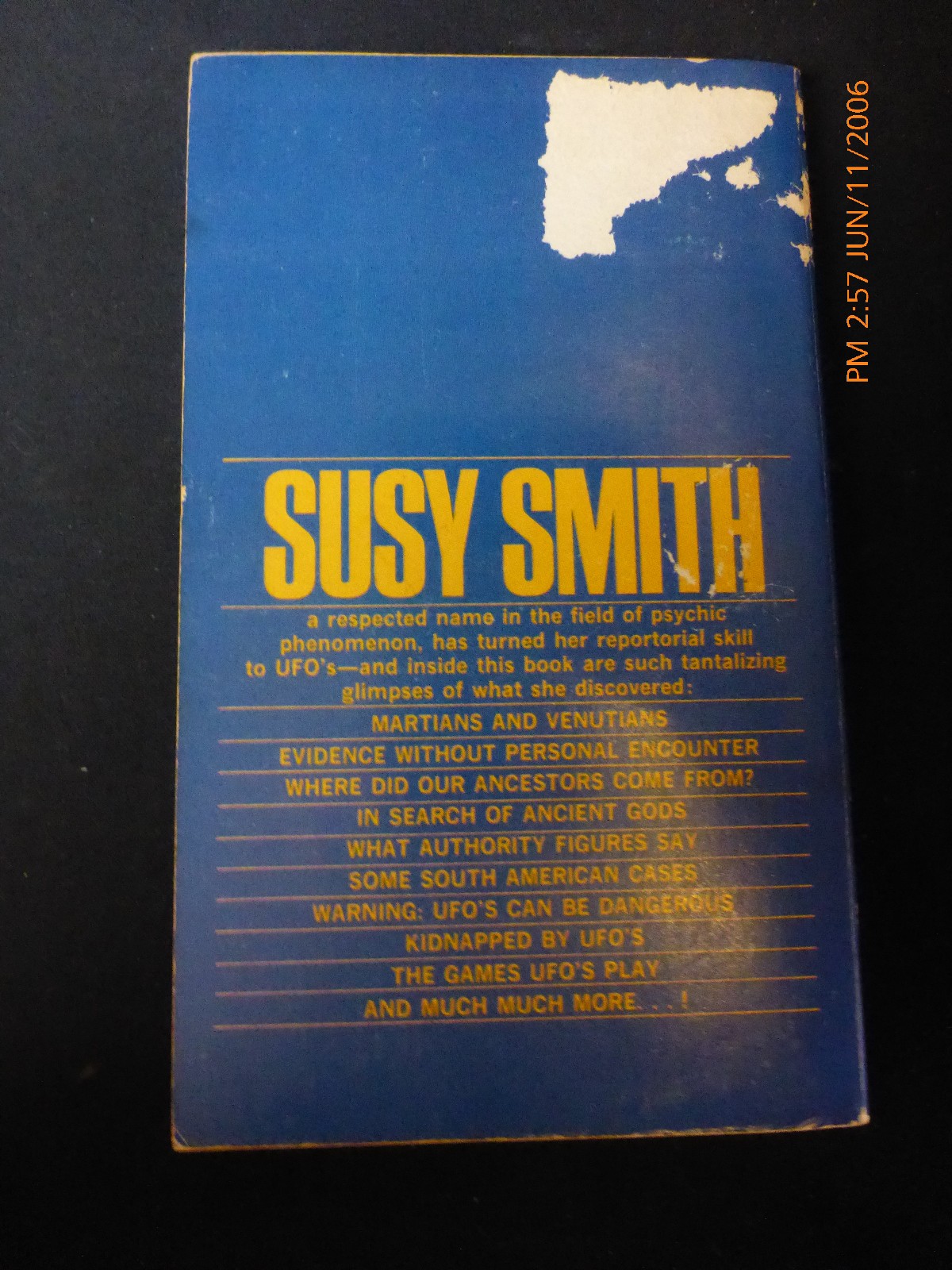 Strangers From Space By Susy Smith 1977 Manor Books