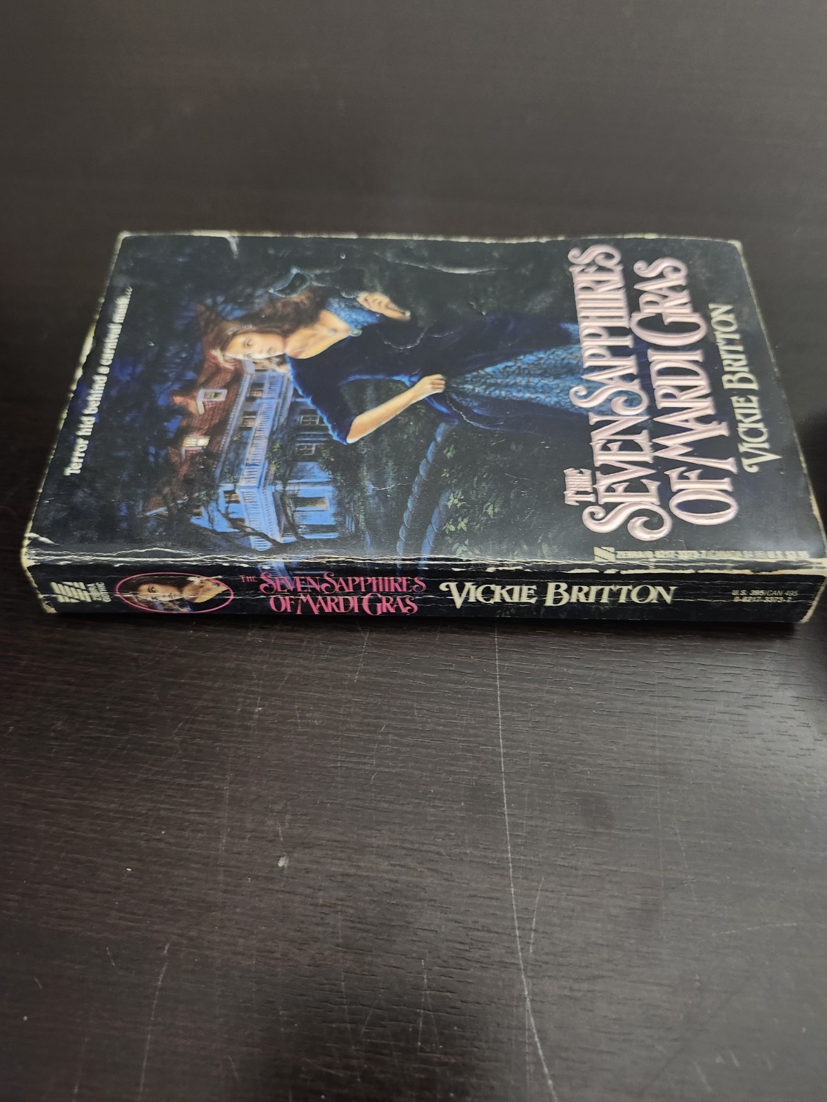 VICKIE BRITTON ZEBRA 1ST ED – The Seven Sapphires of Mardi Gras 1991
