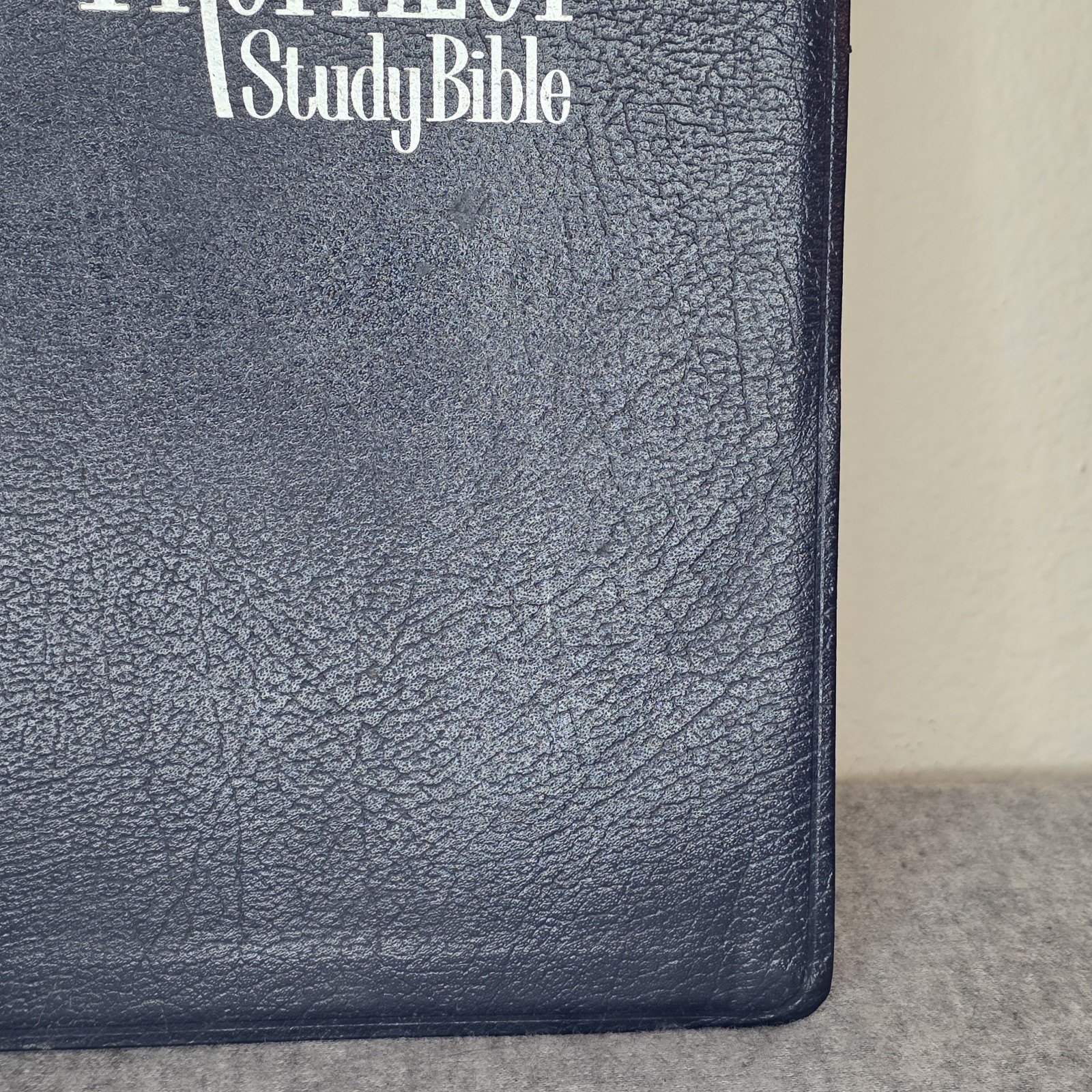 PROPHECY STUDY BIBLE NKJV NELSON 1465B GENUINE BONDED LEATHER JOHN HAGEE