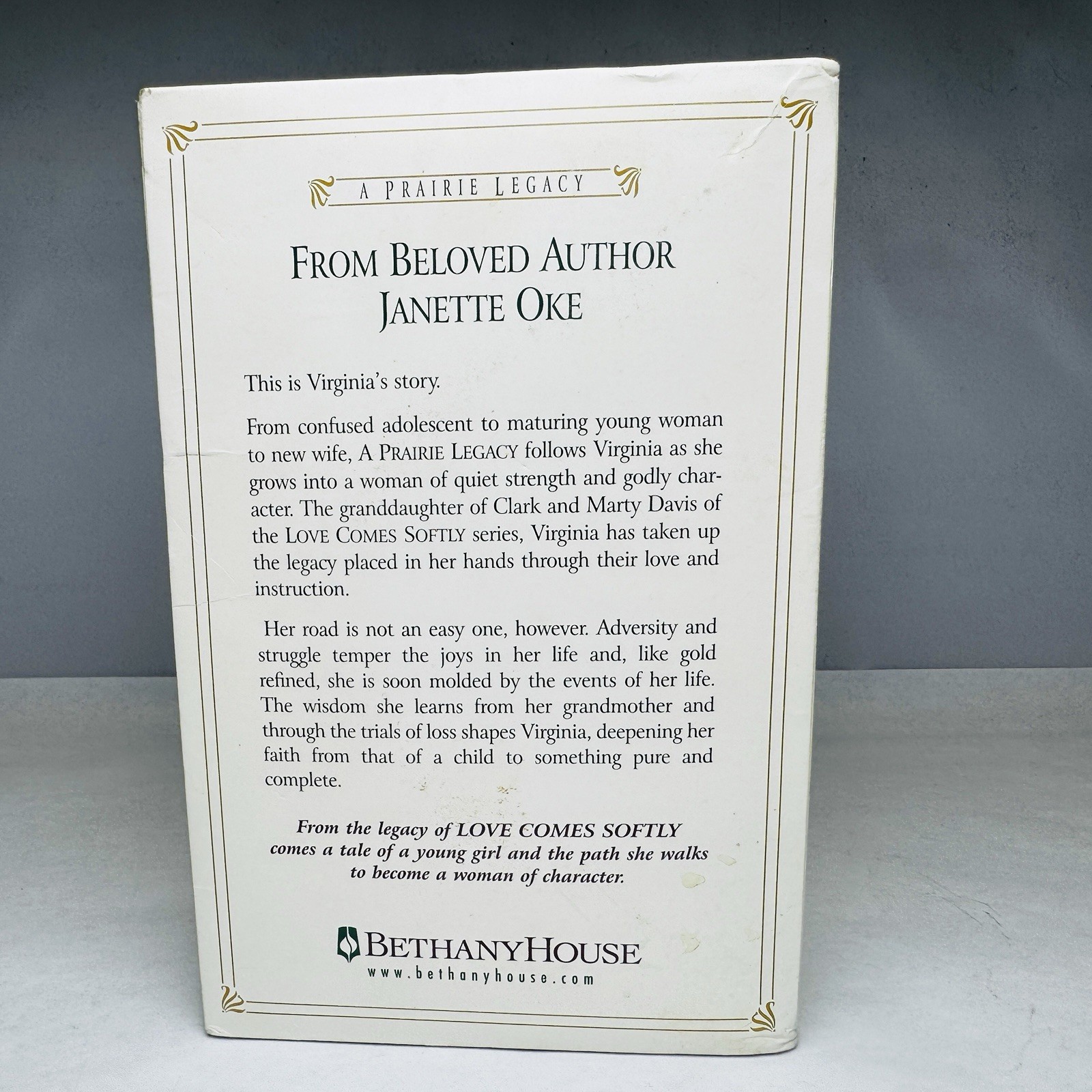 Janette Oke A Prairie Legacy Set Of 4 Books In Case Boxed Set Bethany House Pub