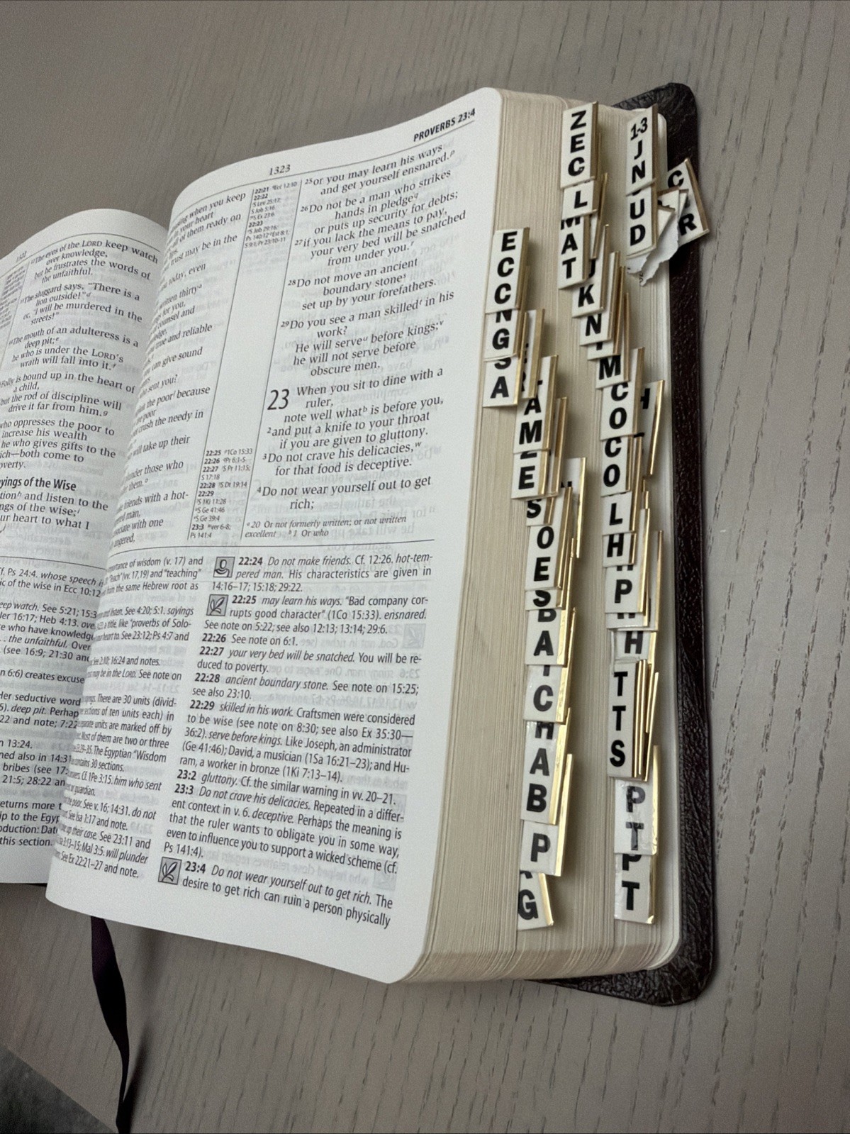 NIV Study Bible by Zondervan Staff 2000 bonded leather