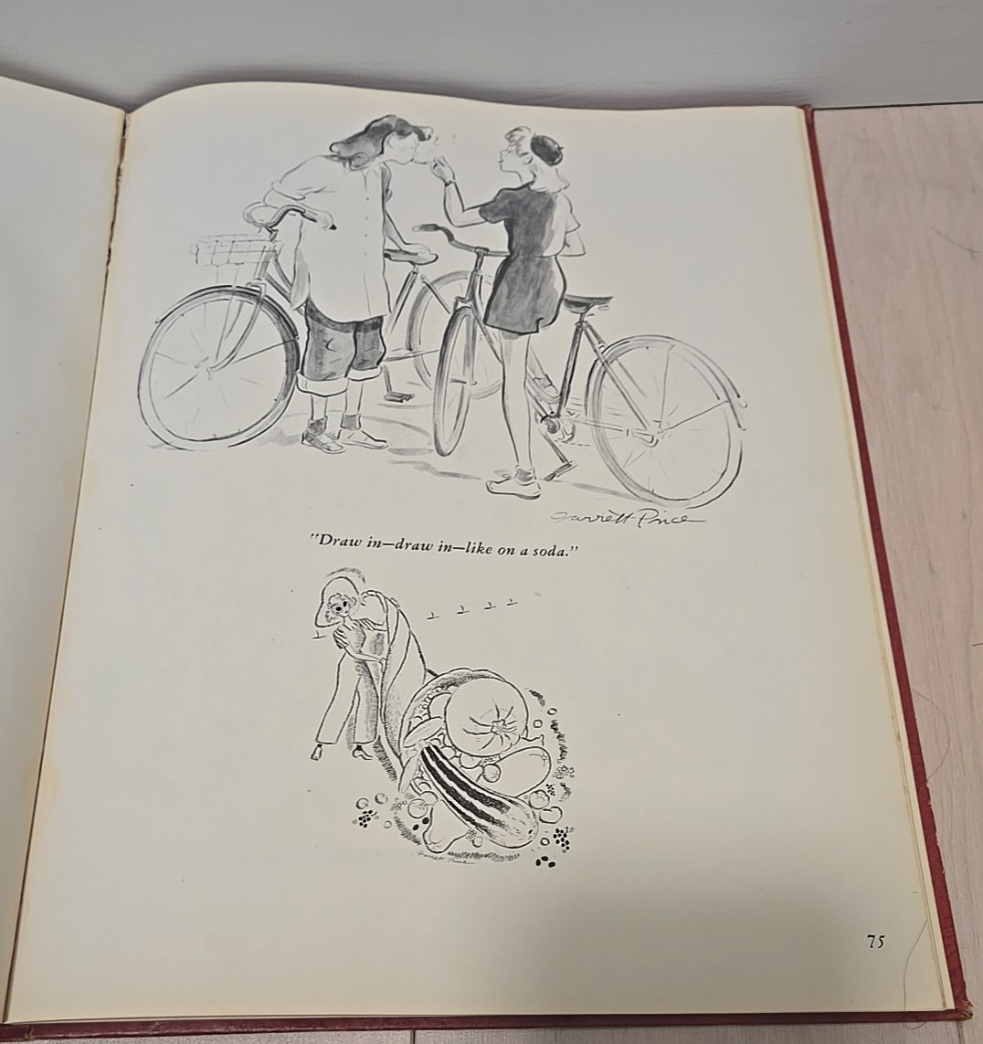 1946 Drawing Room Only: A Book of Cartoons by Garrett Price NewYorker Magazine
