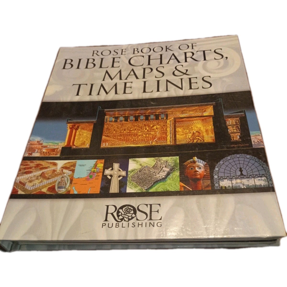 Rose Book of Bible Charts Maps & Time Lines HardCover 2005 Rose Publish Spiral