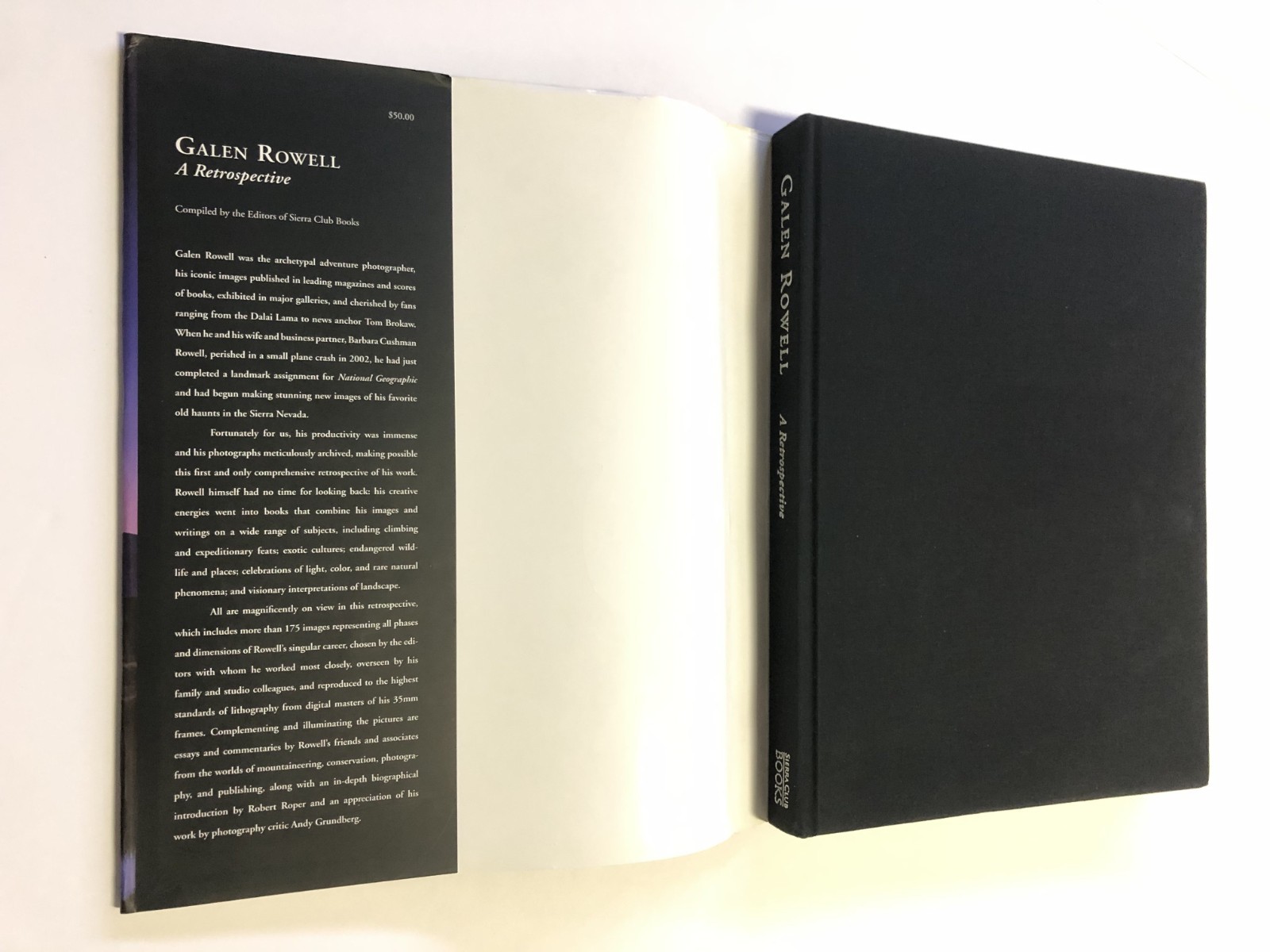 Galen Rowell – ‚A Retrospective‘ (2006) First Edition 13″h X 10.5″w 288 Pages