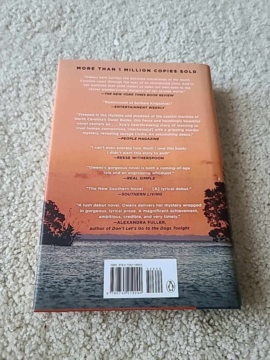 Where the Crawdads Sing: Reese’s Book Club by Delia Owens (2018, Hardcover)