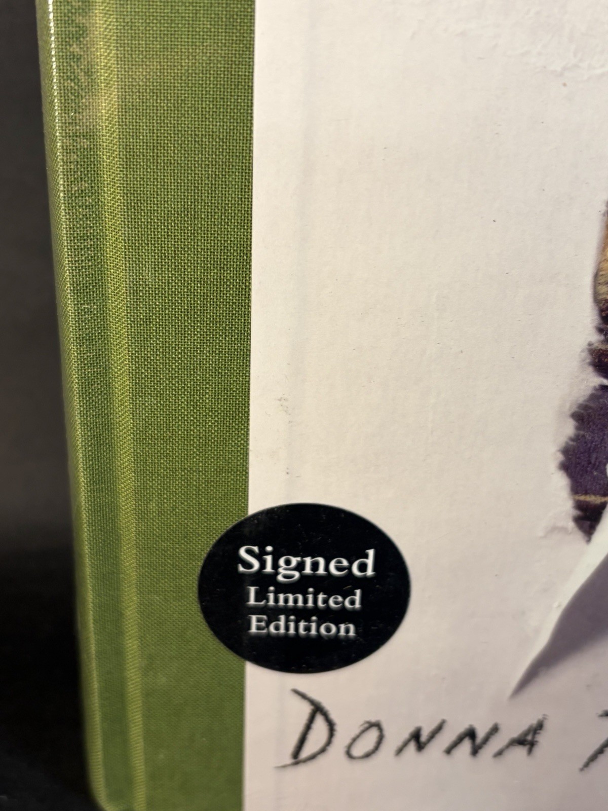 Donna Tartt The Goldfinch Signed Sealed Limited Edition Hardcover