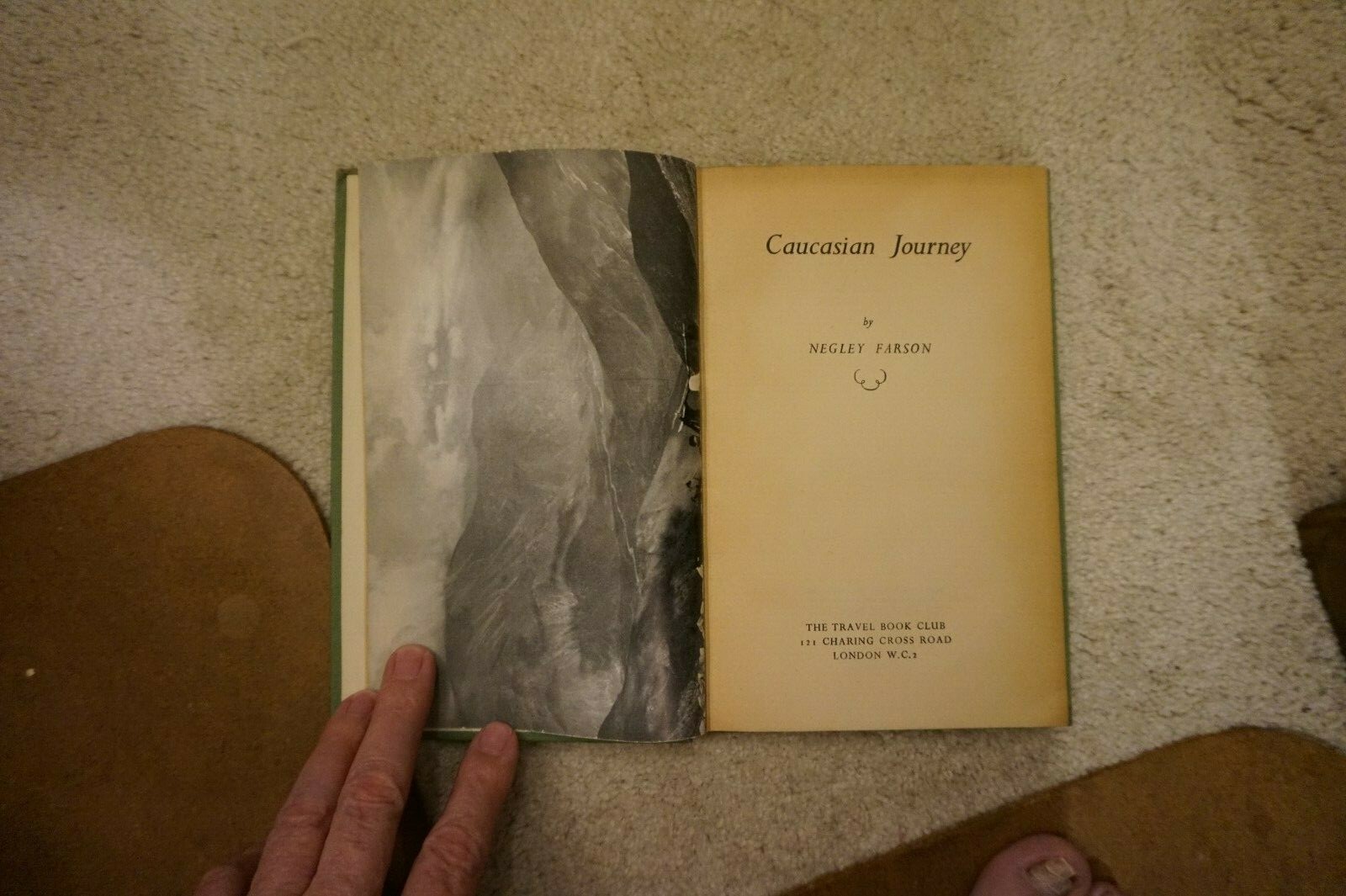 CAUCASIAN JOURNEY By Negley Farson,BOOK of MONTH CLUB — 154 pages — 1952