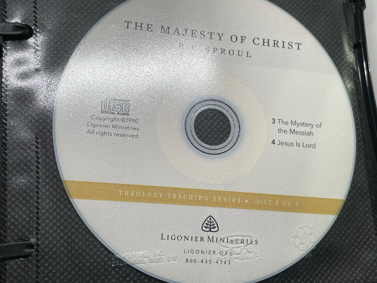 Majesty of Christ RC SPROUL USED CDs (3 Audio CDs) Ligonier Ministries