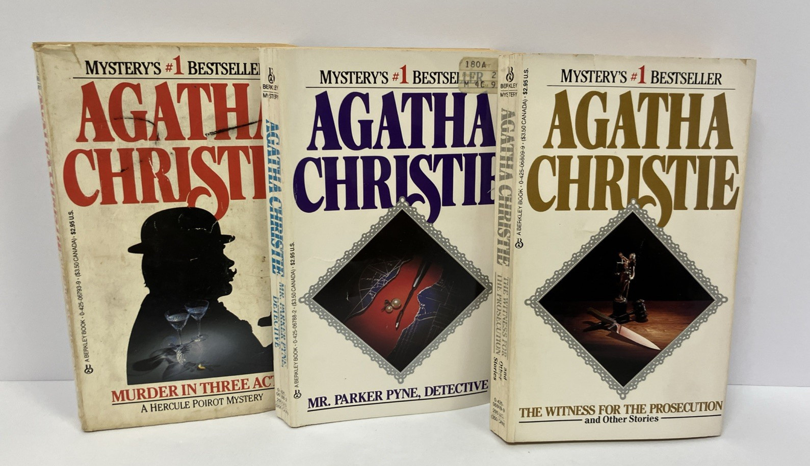 Vintage Agatha Christie Murder Mysteries Poirot Miss Marple (Lot of 12 MMPBs)